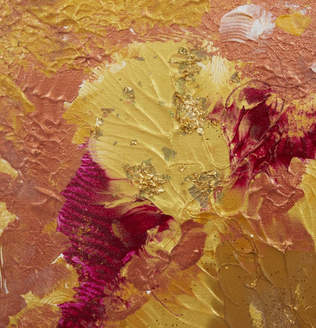 Liebesgold (Braun), Abstract Painting, von Irina Danilova
