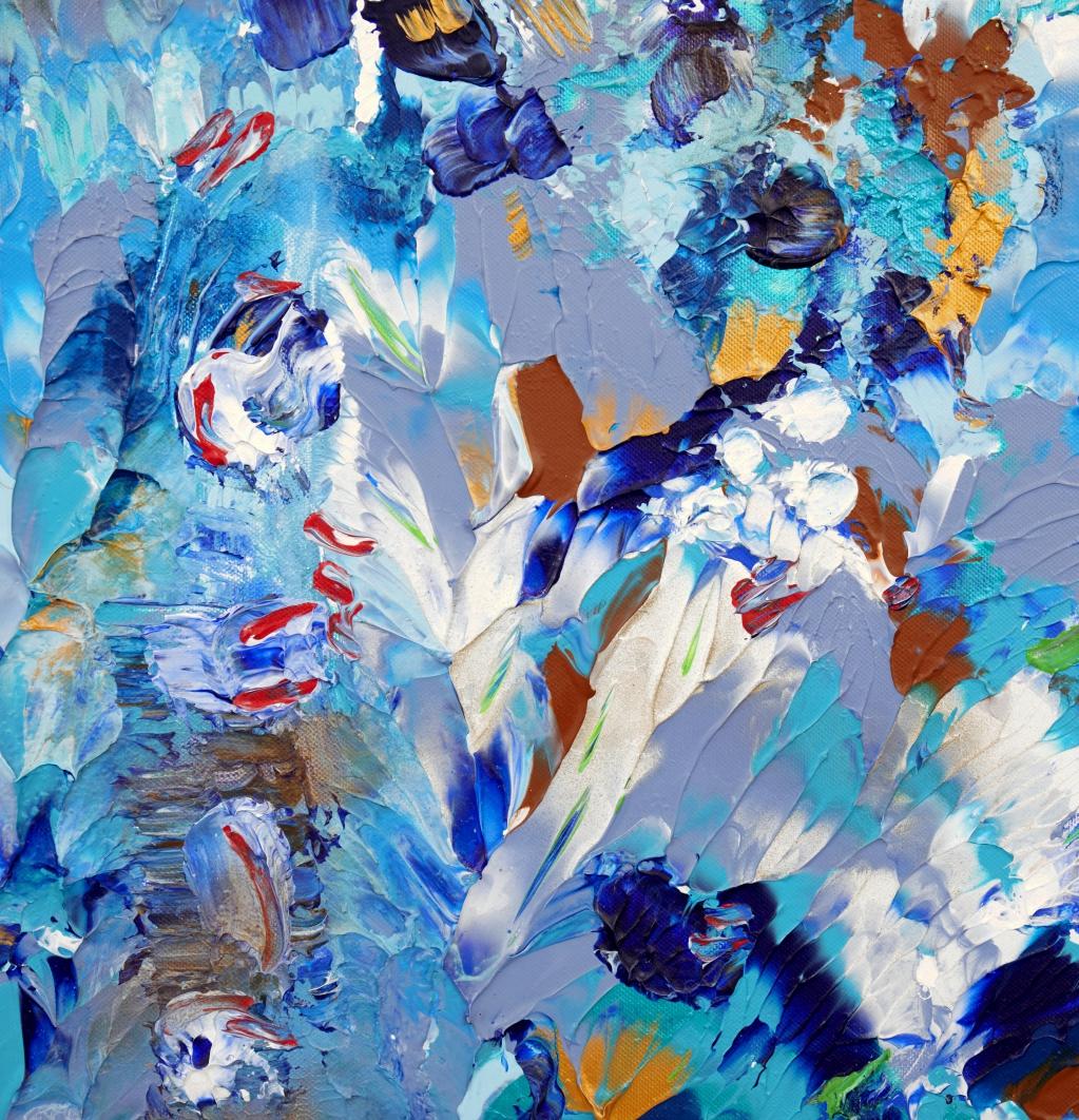 The Earth is Love (Abstrakt), Painting, von Irina Danilova