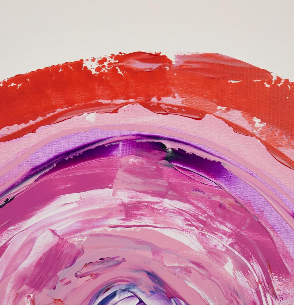 Who are you (Grau), Abstract Painting, von Irina Danilova