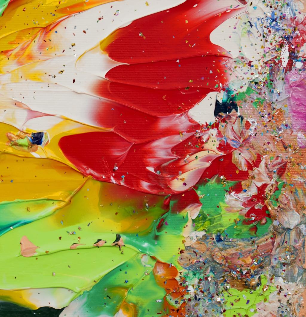 Frau Mann (Braun), Abstract Painting, von Irina Danilova