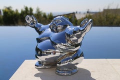 Give me a Hug, contemporary sculpture of HUG.