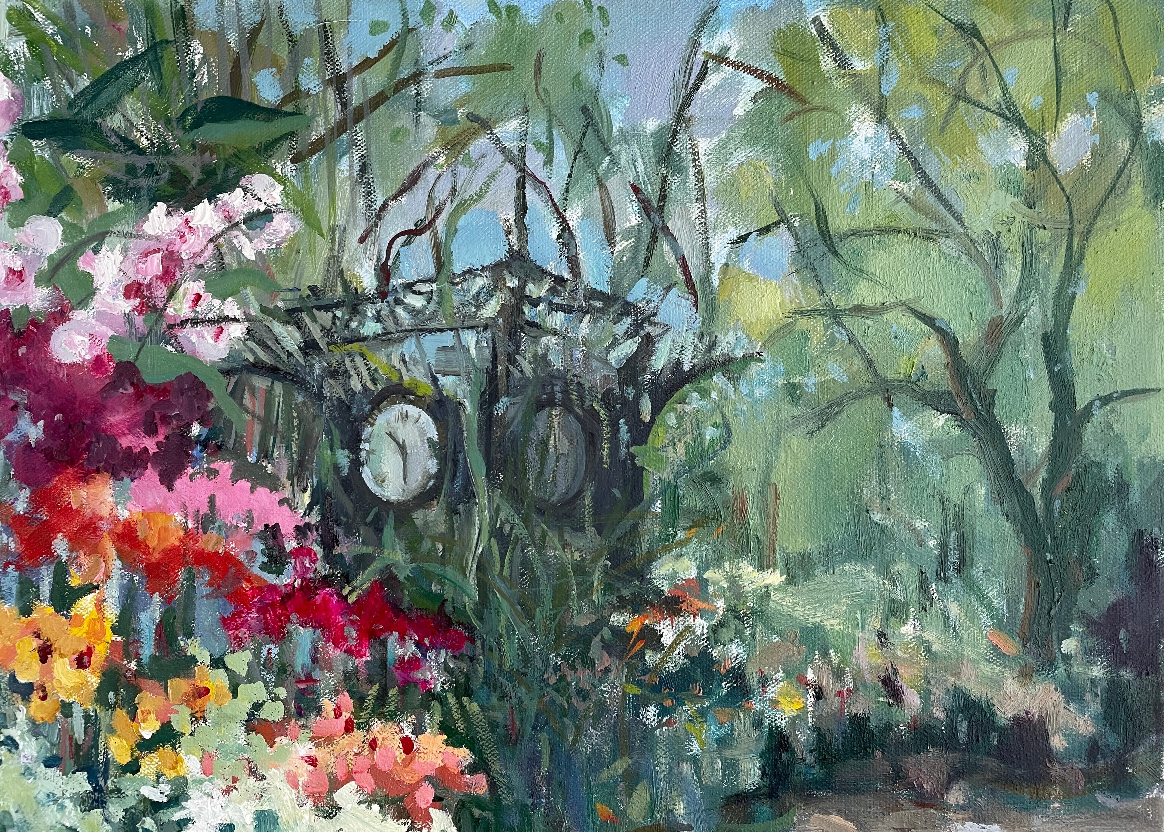 Cette peinture à l'huile vibrante capture la beauté luxuriante des jardins tropicaux de Singapour.

Les jardins botaniques de Singapour sont une oasis au cœur de la ville, connue pour sa riche biodiversité et ses paysages époustouflants. S'étendant