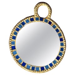 Irina Jaworska wall mirror  talosel from the Line Vautrin school 1970