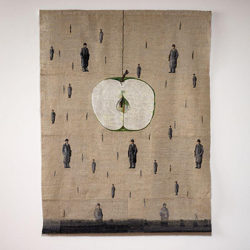 Hommage à Magritte - Contemporain Mixed Media Art par Irina Kolesnikova