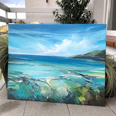 Italienischer Urlaub 1, Gemälde, Acryl auf Leinwand