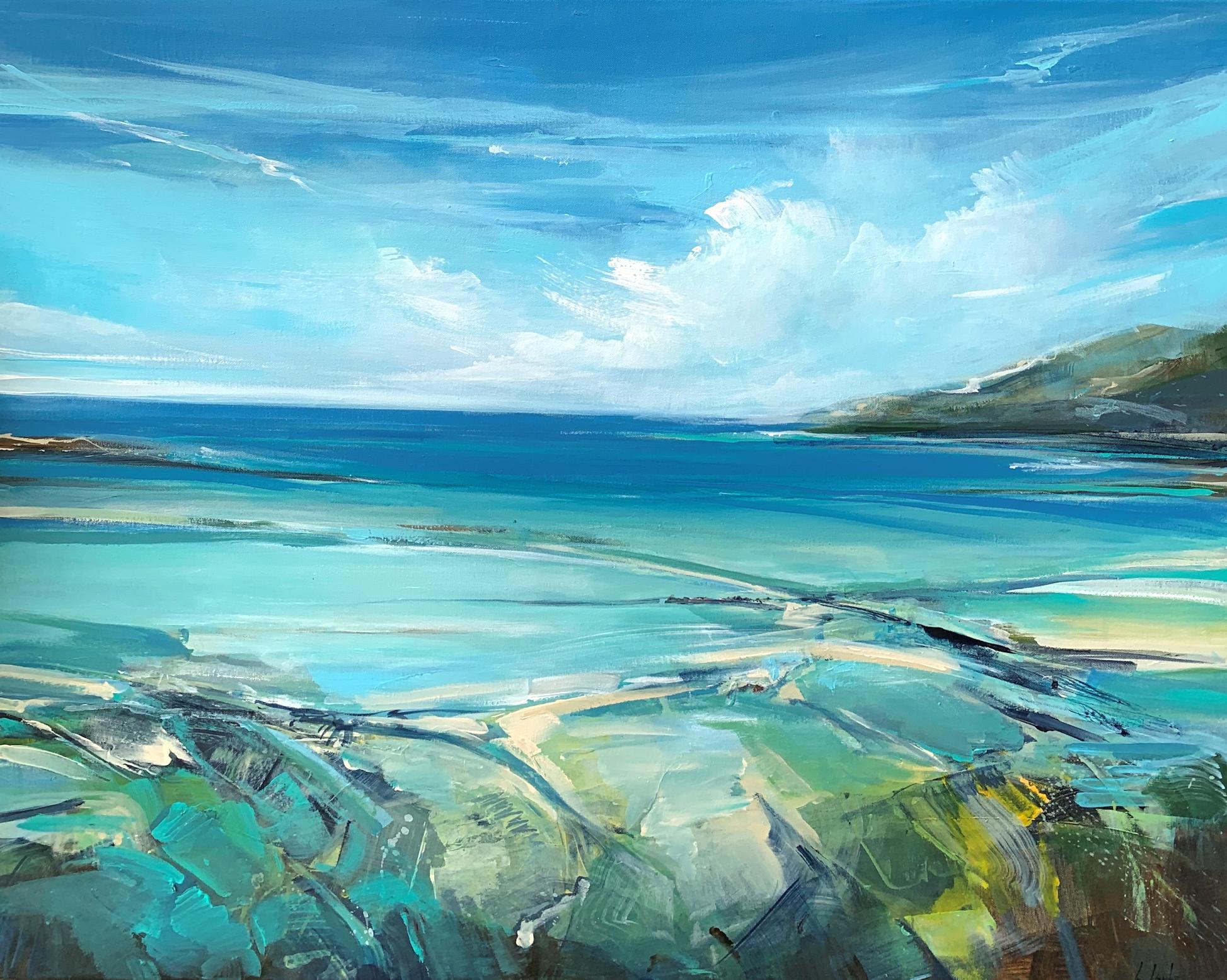 vacances italiennes 1, peinture, acrylique sur toile - Painting de Irina Laube