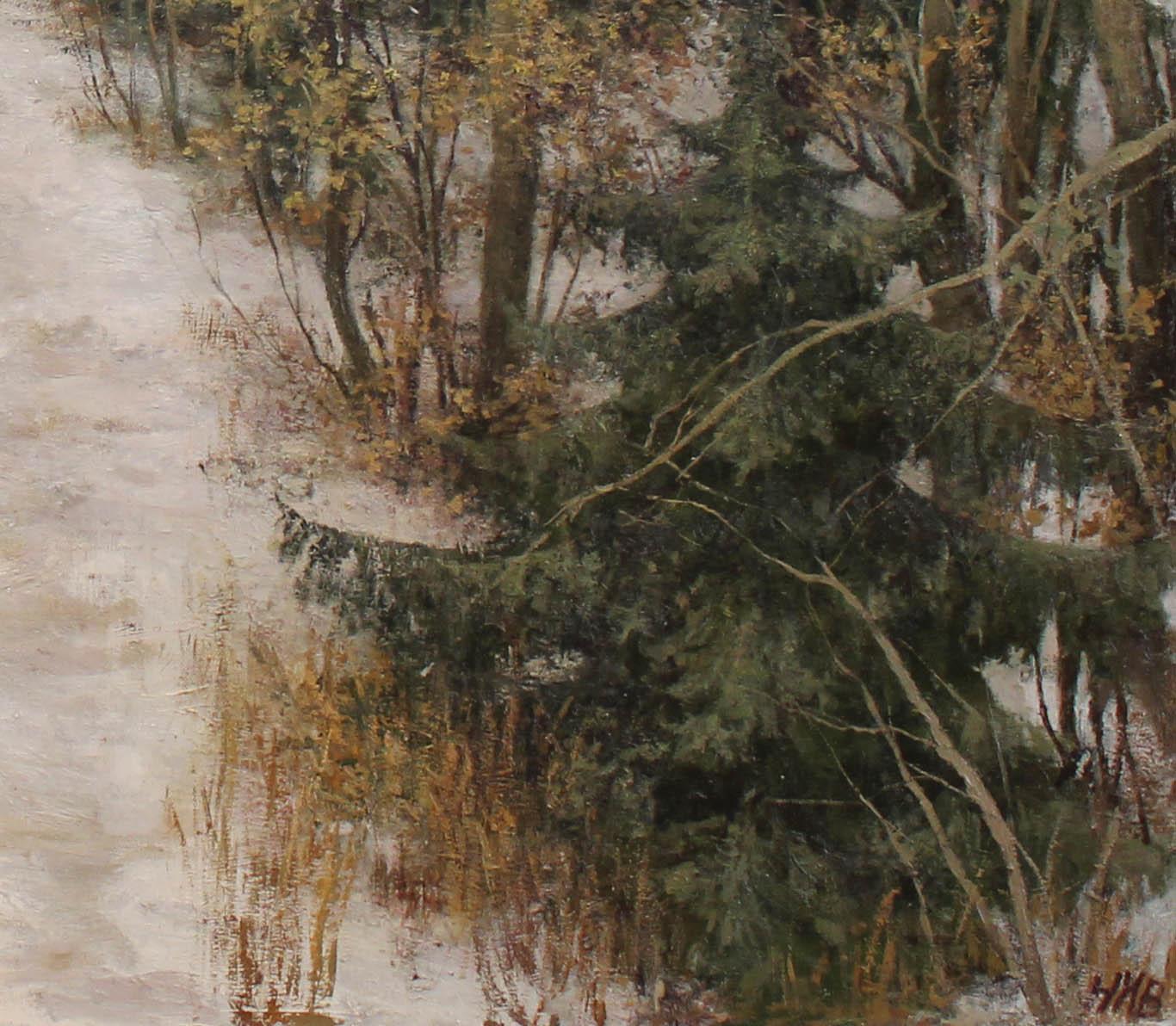 Tannenwäldchen (Realismus), Painting, von Irina Novikova