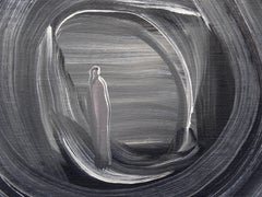 Human touch X. 2021. Leinwand, Acryl, 25x25 cm