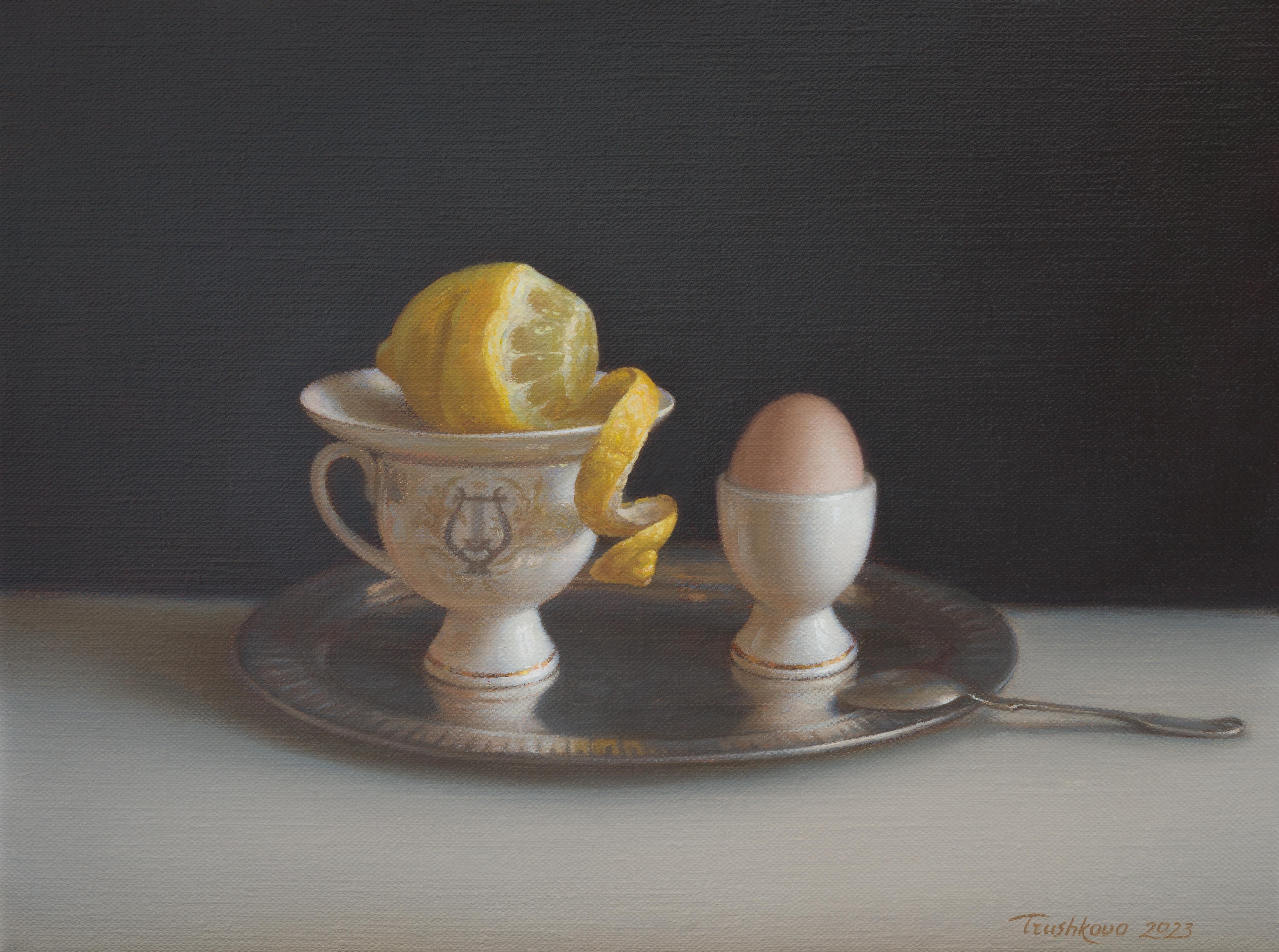 Irina Trushkova Still-Life Painting - Breakfast