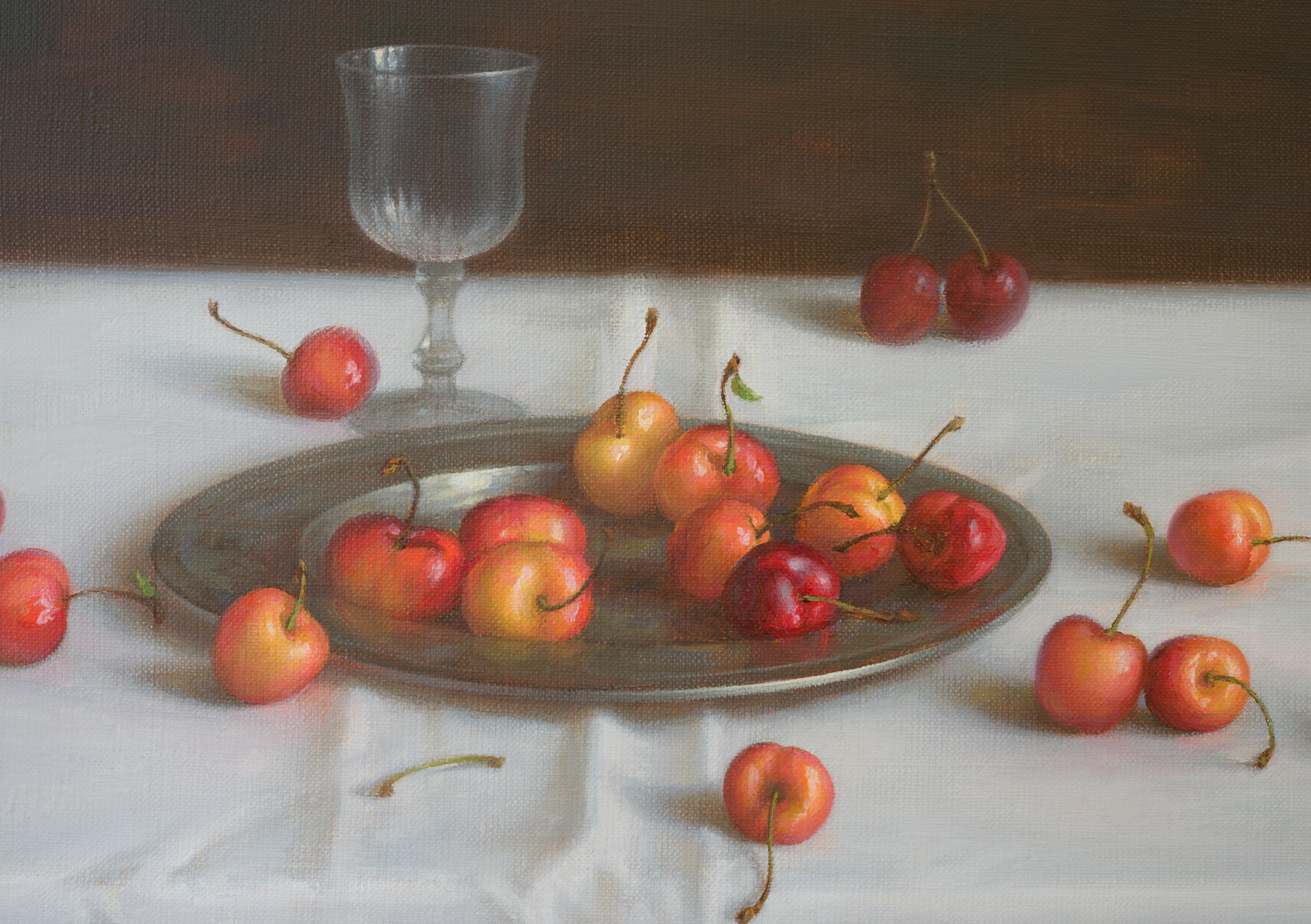 Cherry summer - Painting by Irina Trushkova