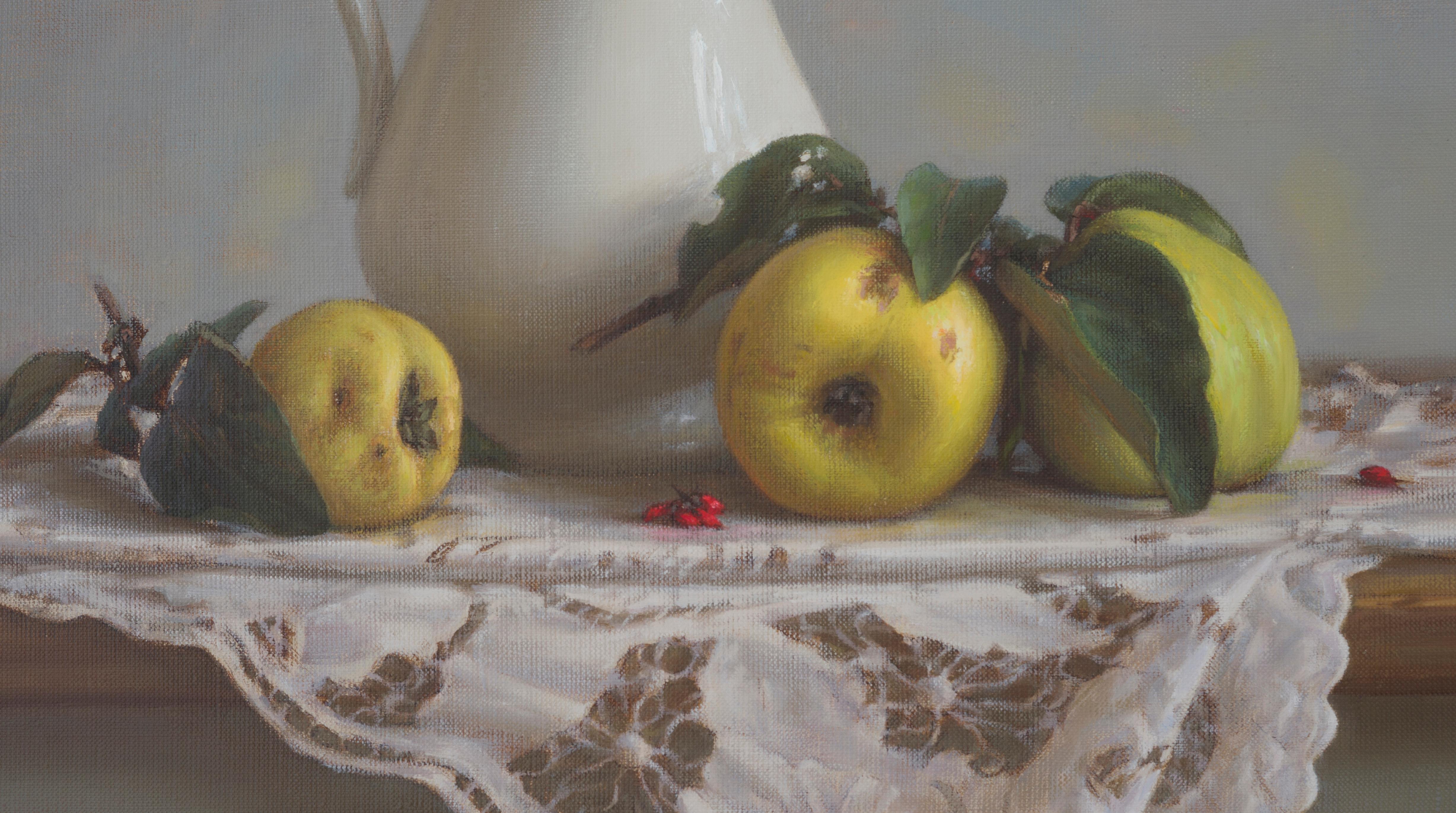 Fruits cachés dès l'automne - Gris Interior Painting par Irina Trushkova