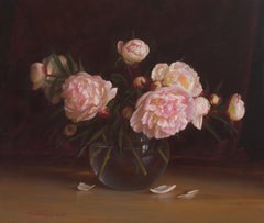 Garden peonies