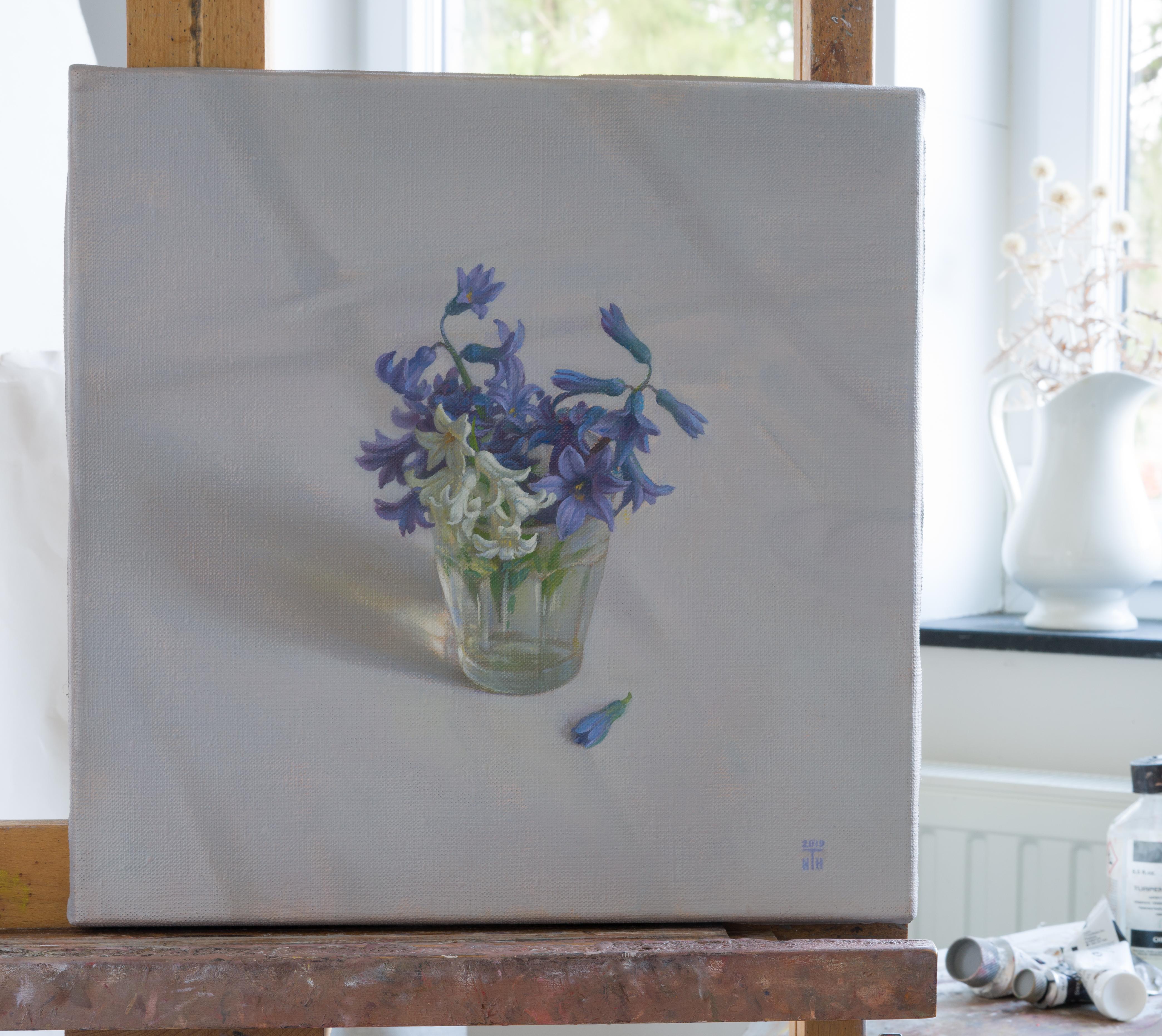 Hyacinths - Painting by Irina Trushkova