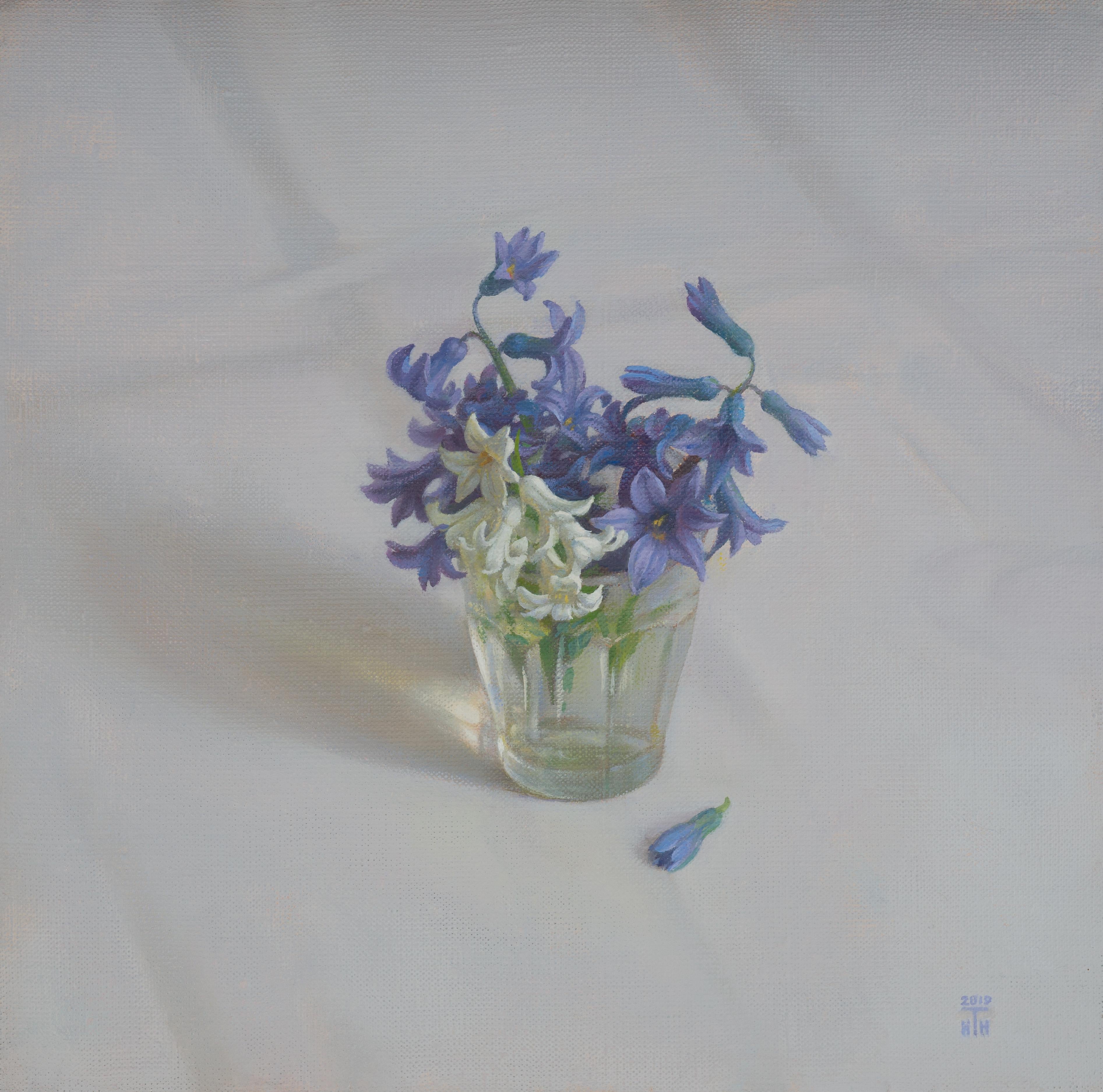 Irina Trushkova Still-Life Painting - Hyacinths