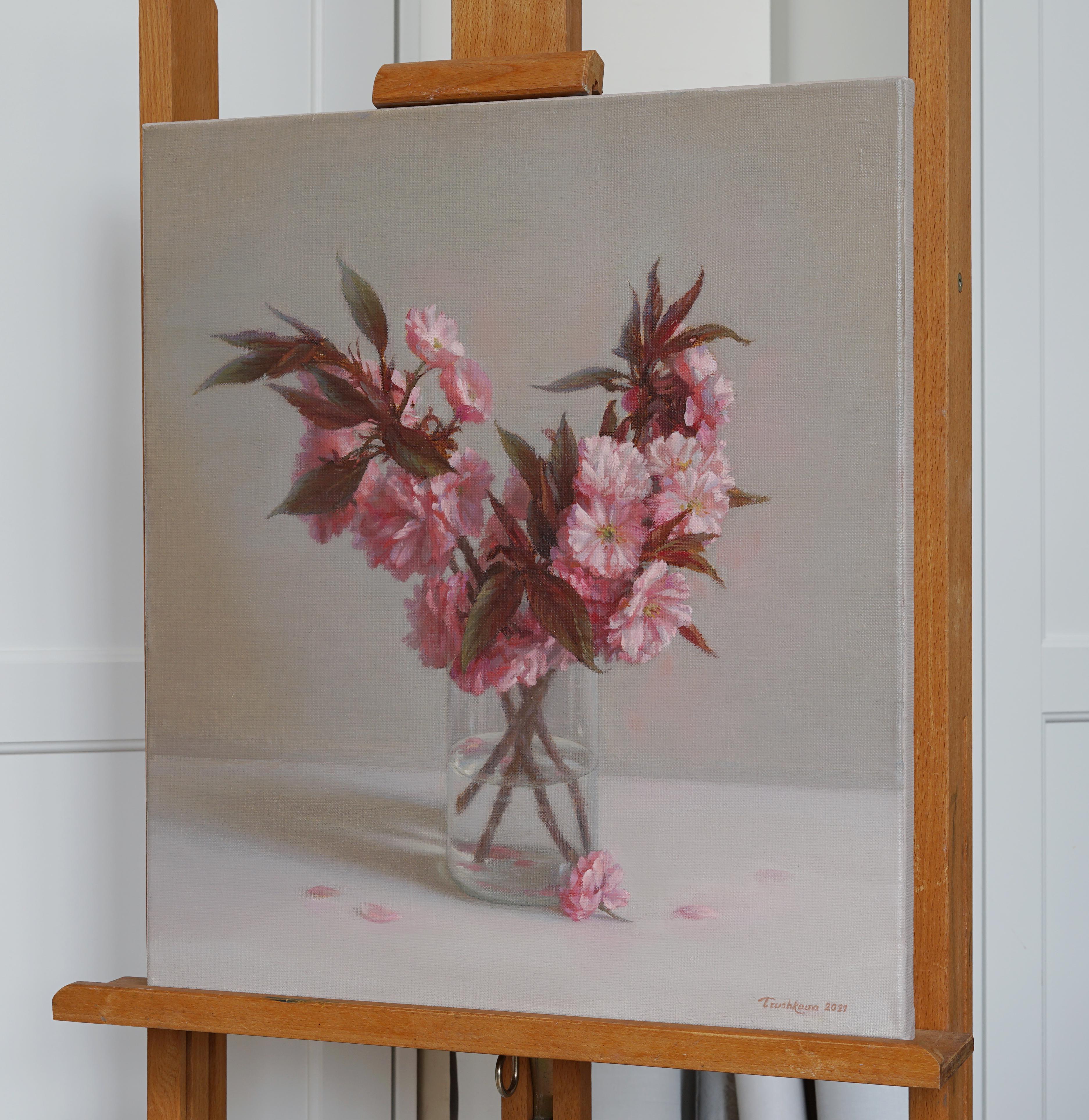 Cerezo japonés. Óleo original en venta 1