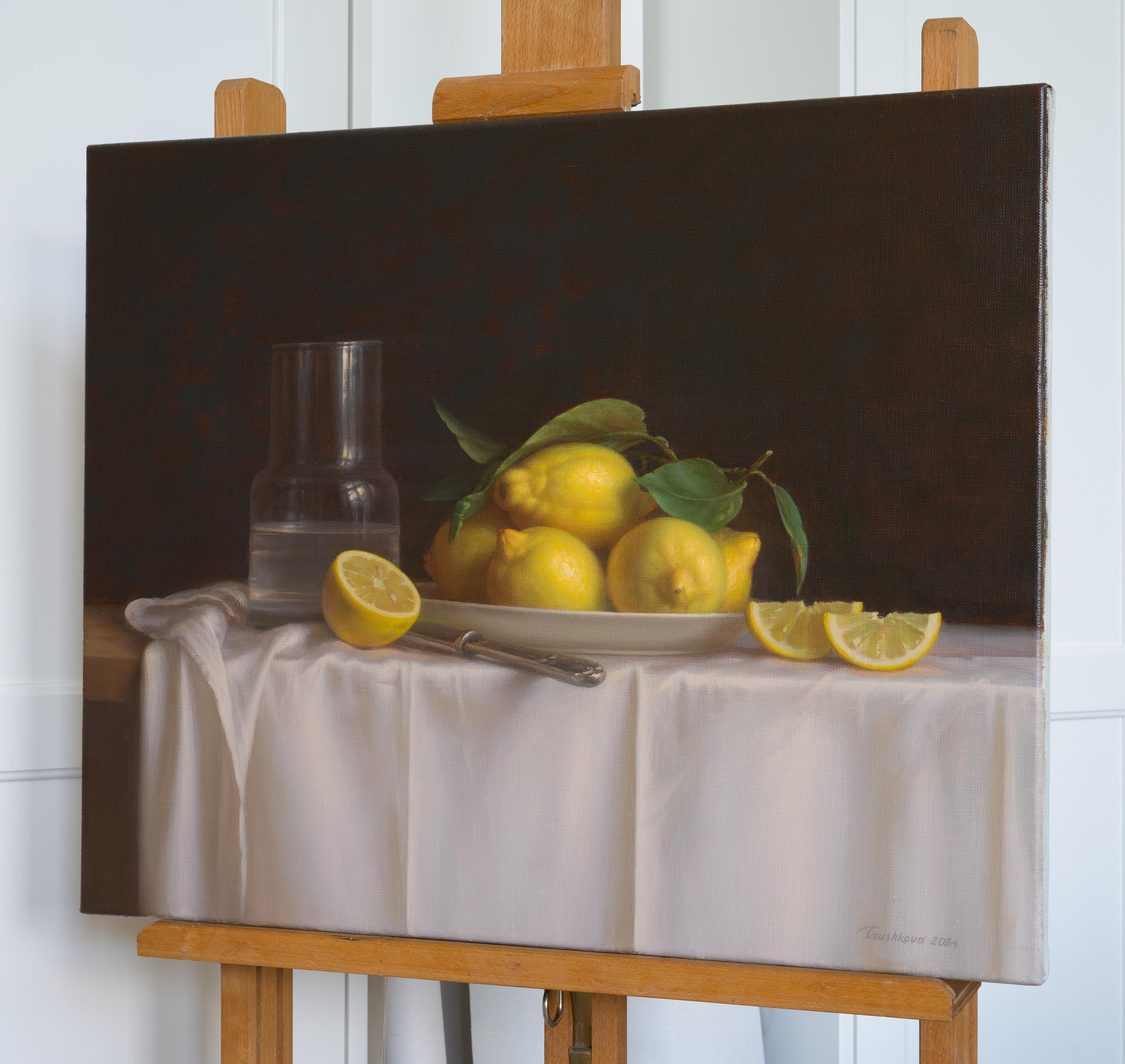 Limones. Óleo original - Painting de Irina Trushkova