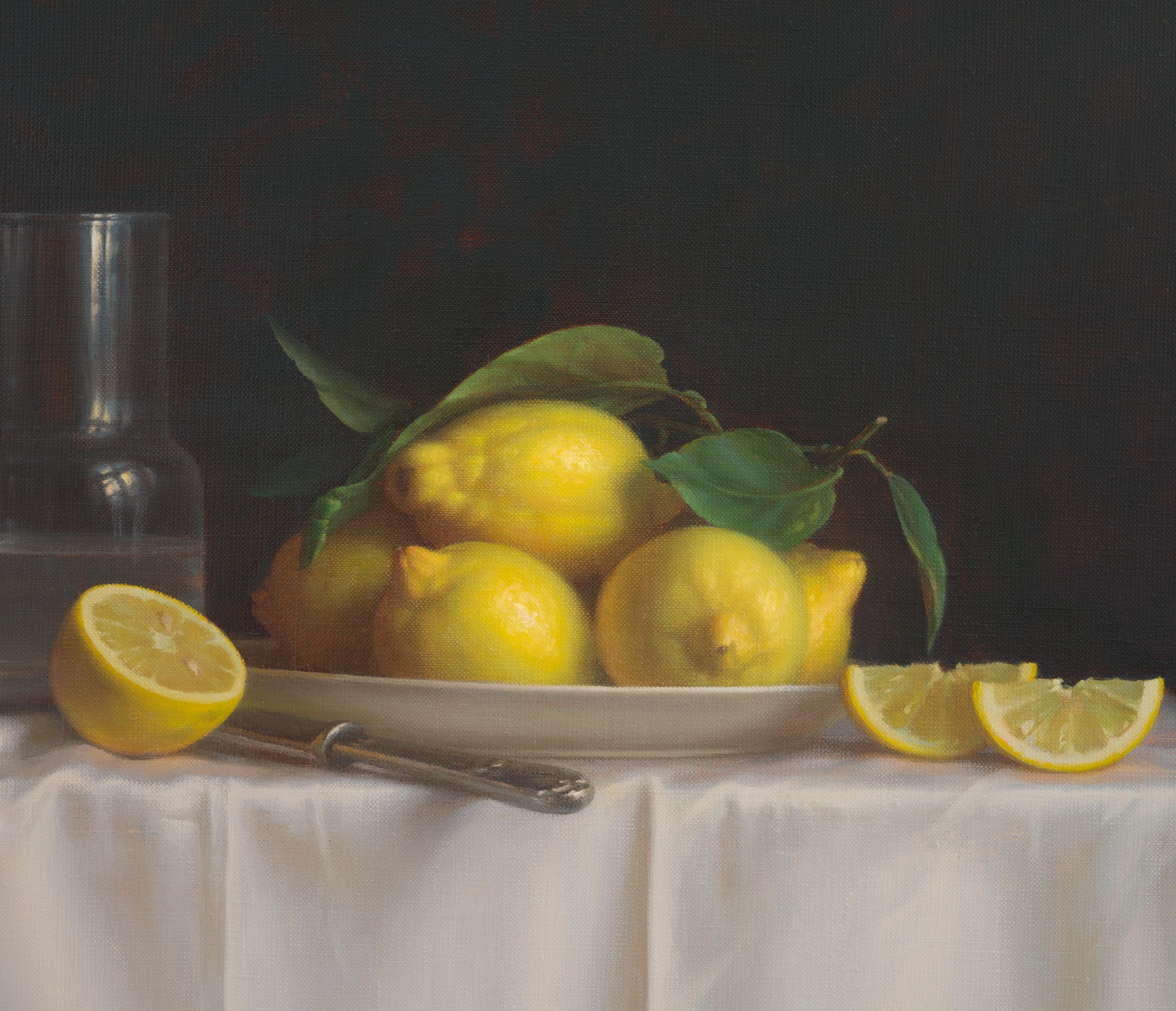 Limones. Óleo original en venta 1