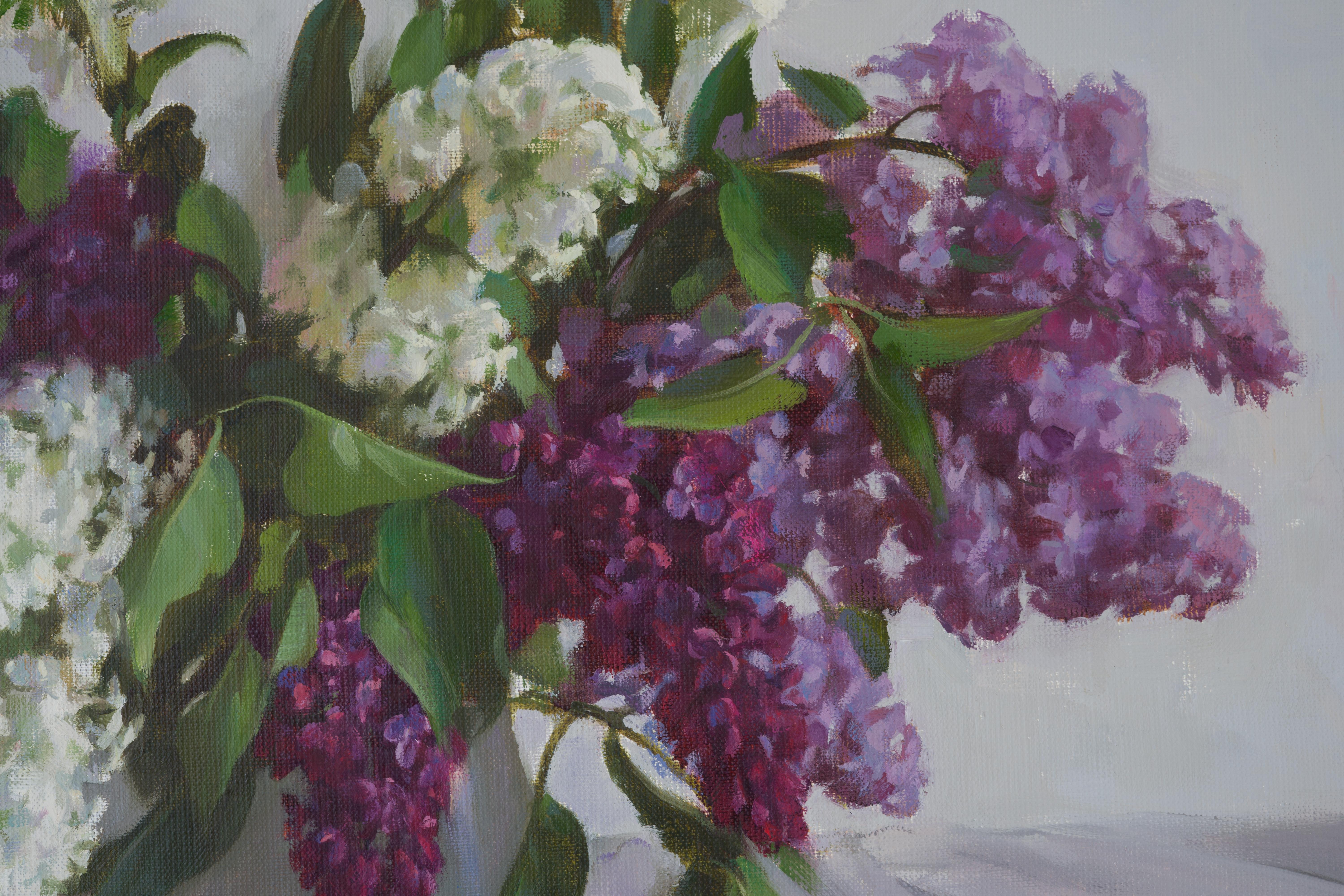 Lilac - Painting by Irina Trushkova