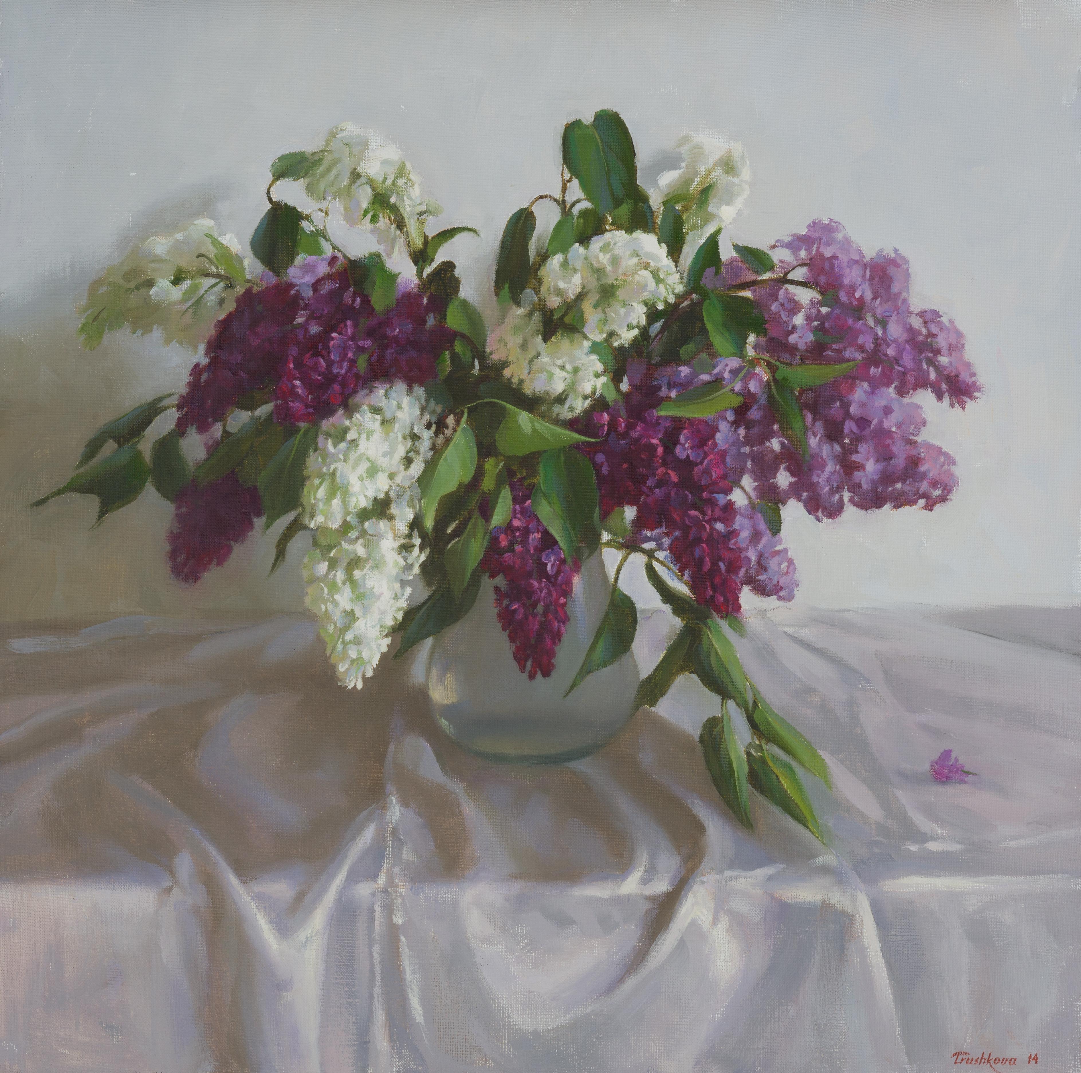 Irina Trushkova Still-Life Painting - Lilac