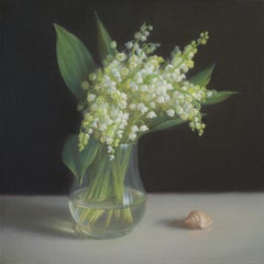 Muguet, délicate nature morte, peinture à l'huile d'Irina Trushkova