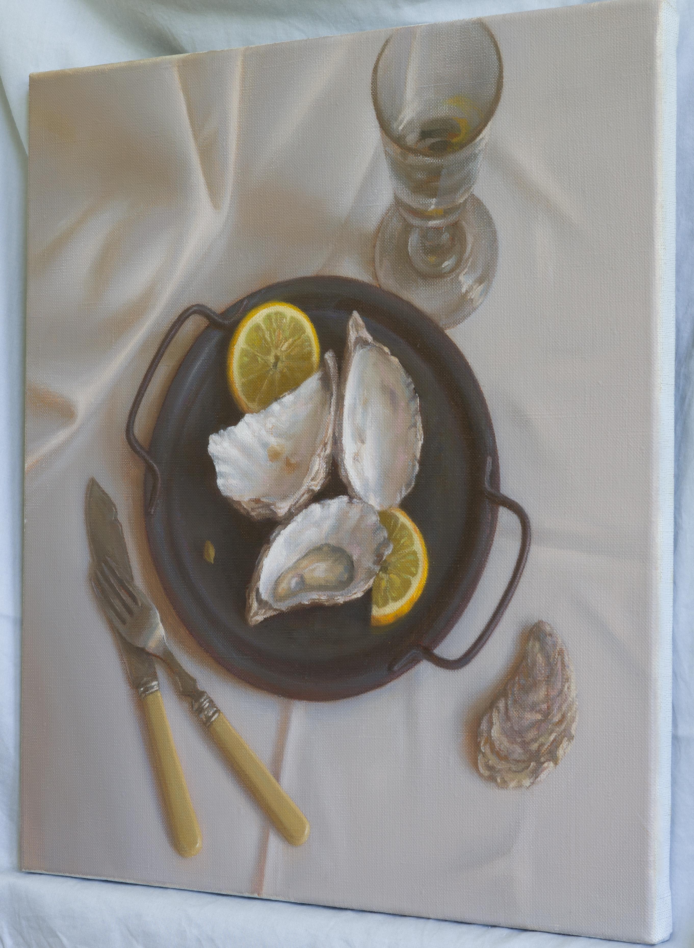 Oysters - Painting by Irina Trushkova