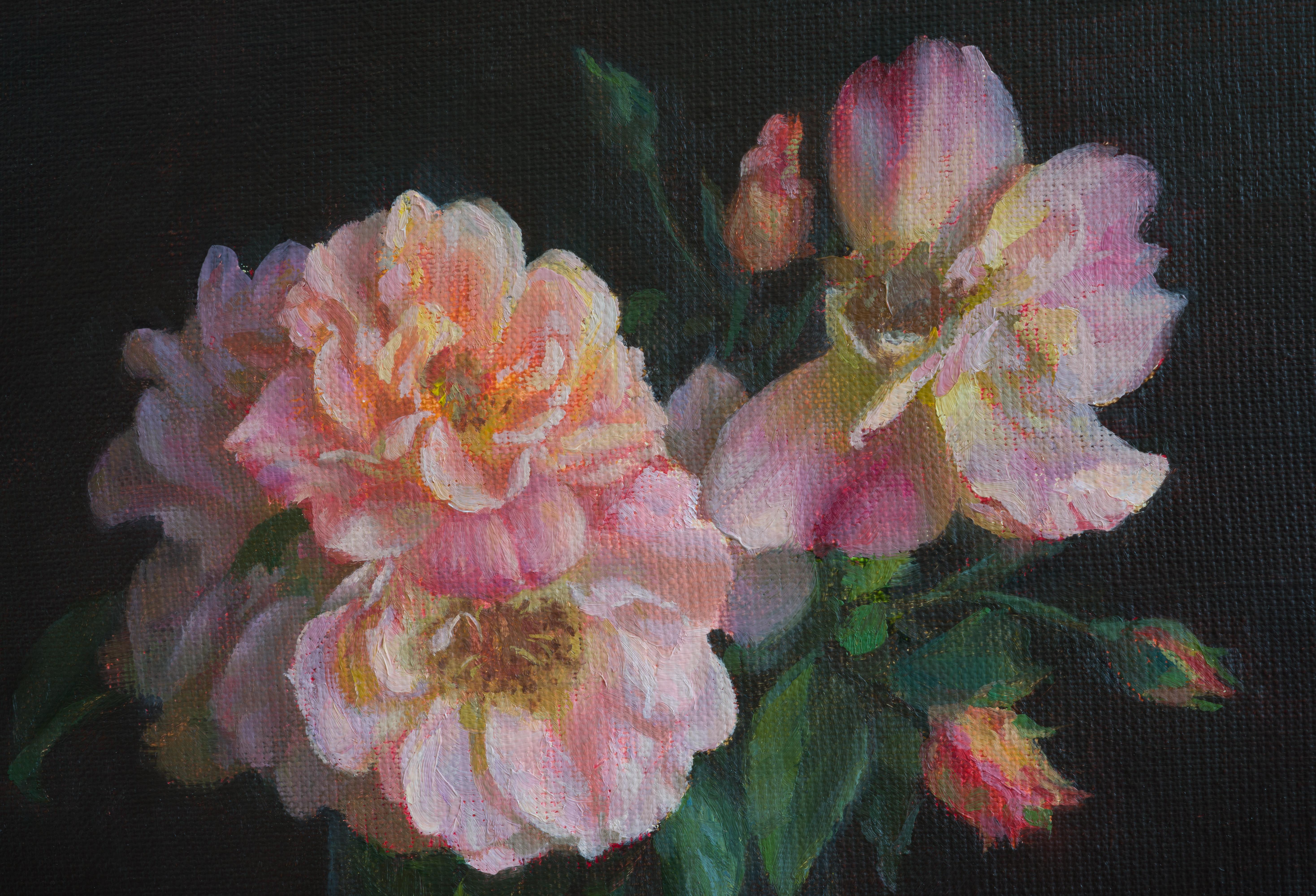 Roses - Painting by Irina Trushkova
