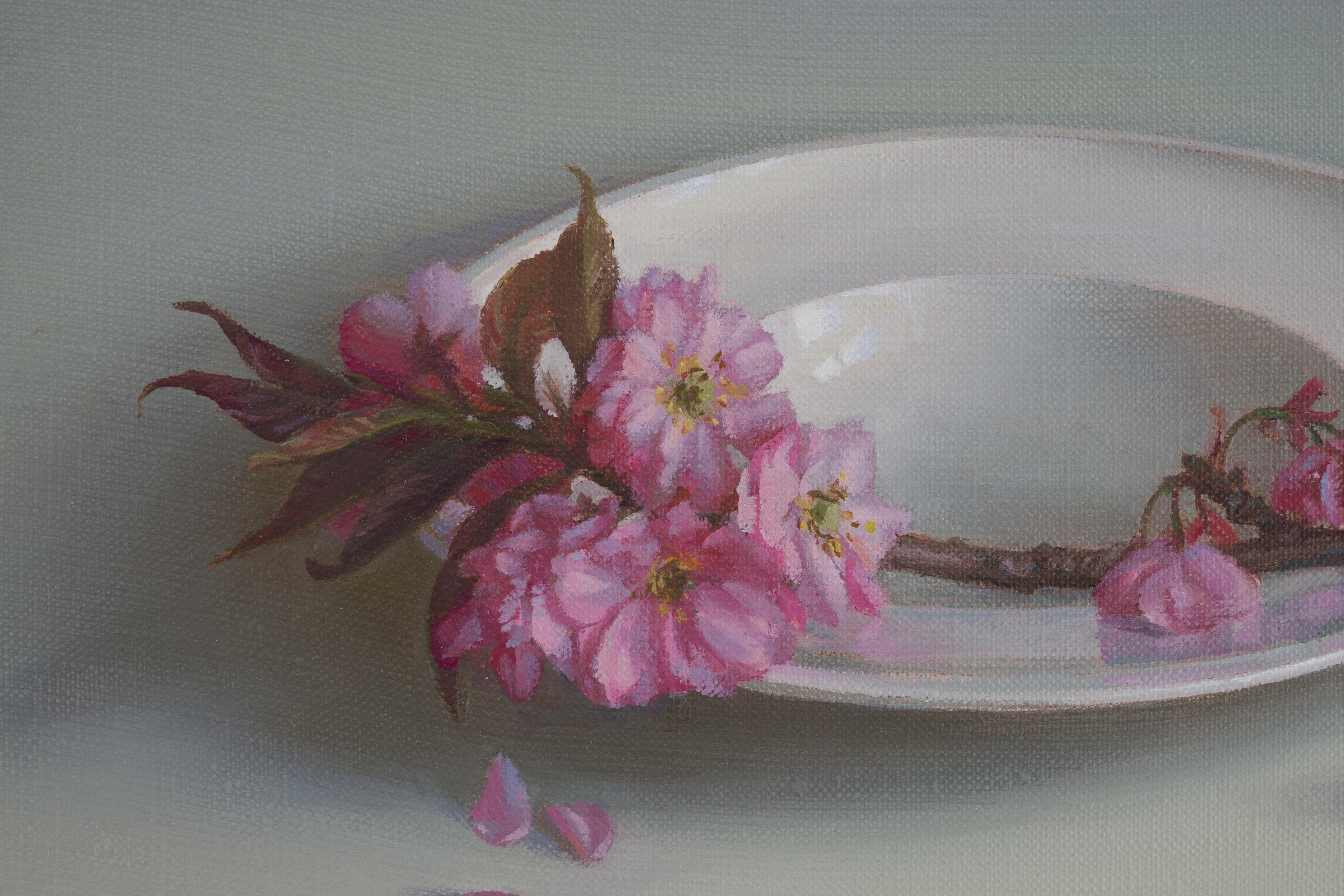 Sakura - Realist Painting by Irina Trushkova
