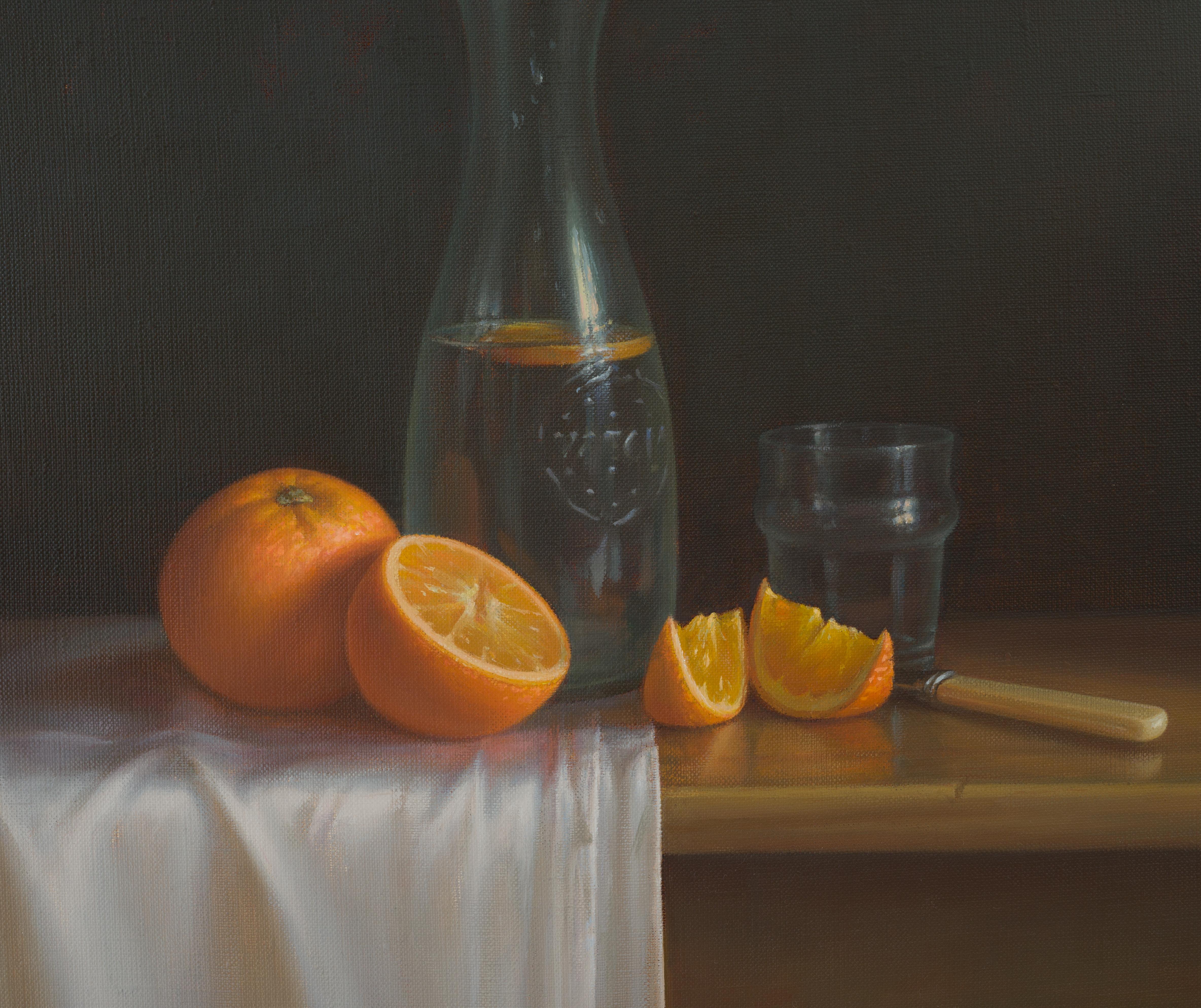 Bodegón con cítricos - Painting de Irina Trushkova