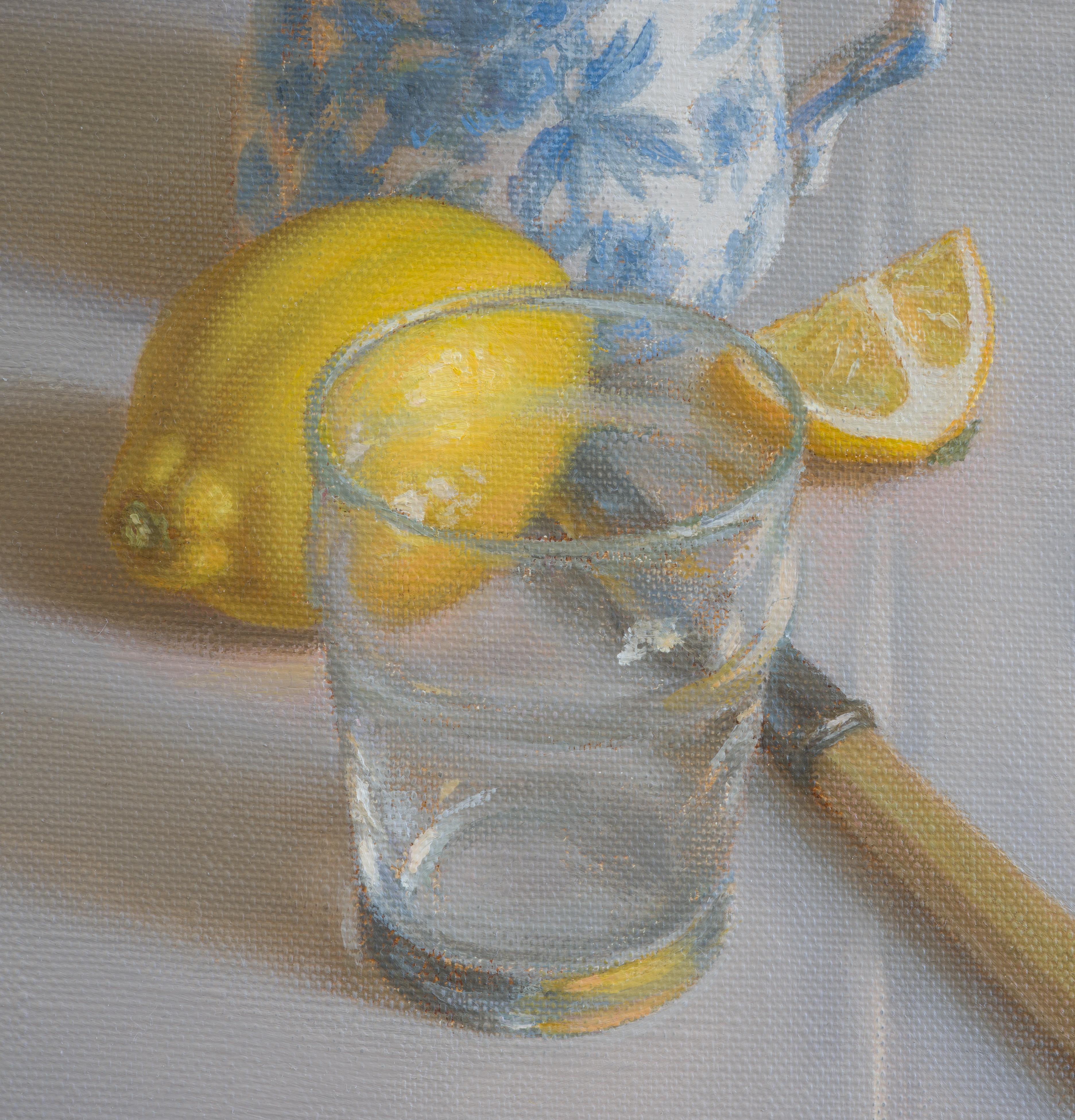lemon pottery painting