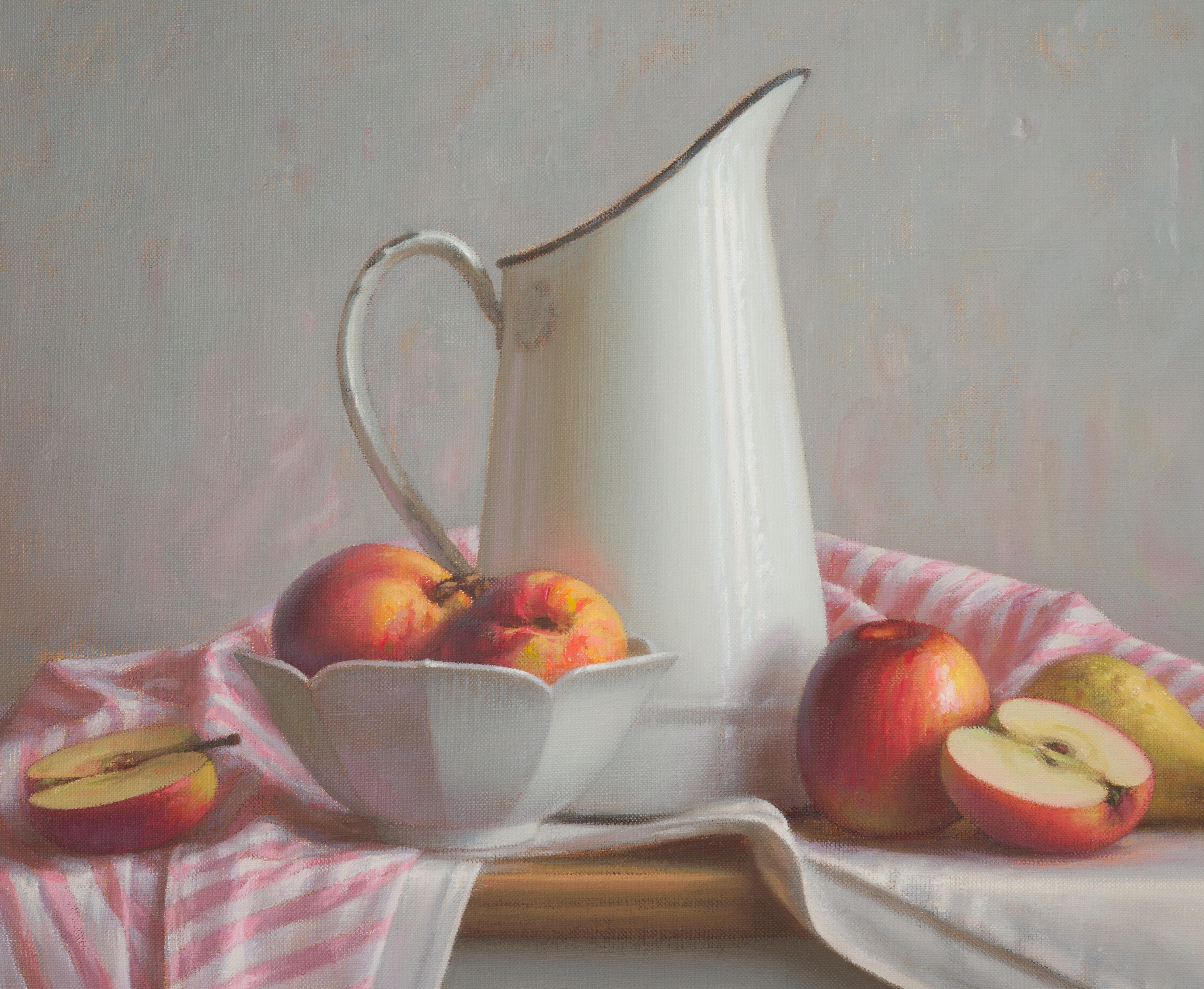 Domingo por la mañana - Painting Realista de Irina Trushkova