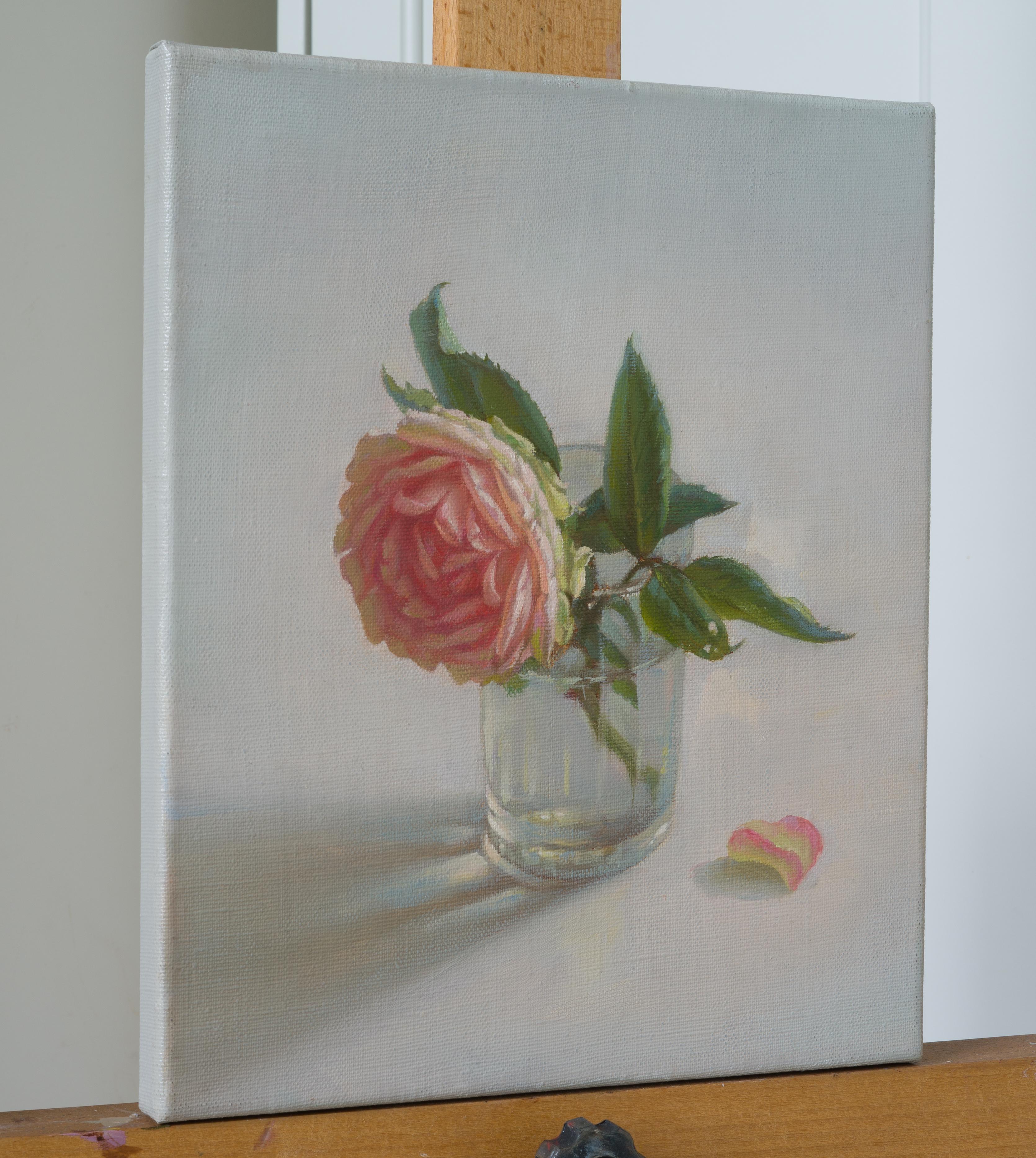 What the rose tell me - Painting by Irina Trushkova