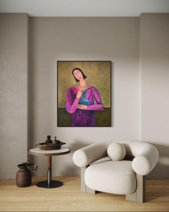 Flowers will remind me of you, 120x100cm, acrylic, canvas