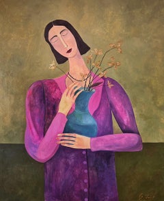 Flowers will remind me of you, 120x100cm, acrylic, canvas