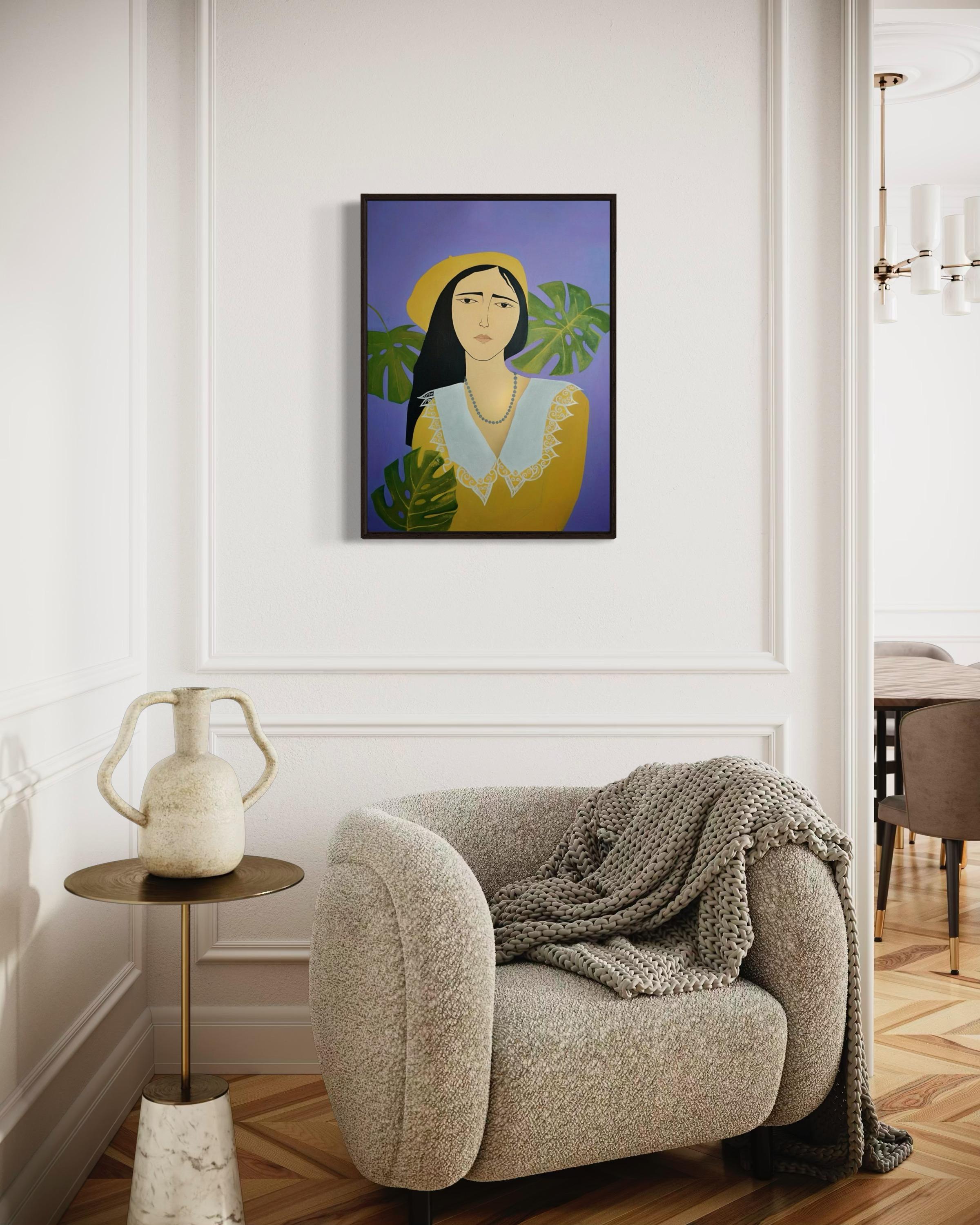 Ragazza, 75x55 cm, acrilico, tela in vendita 1
