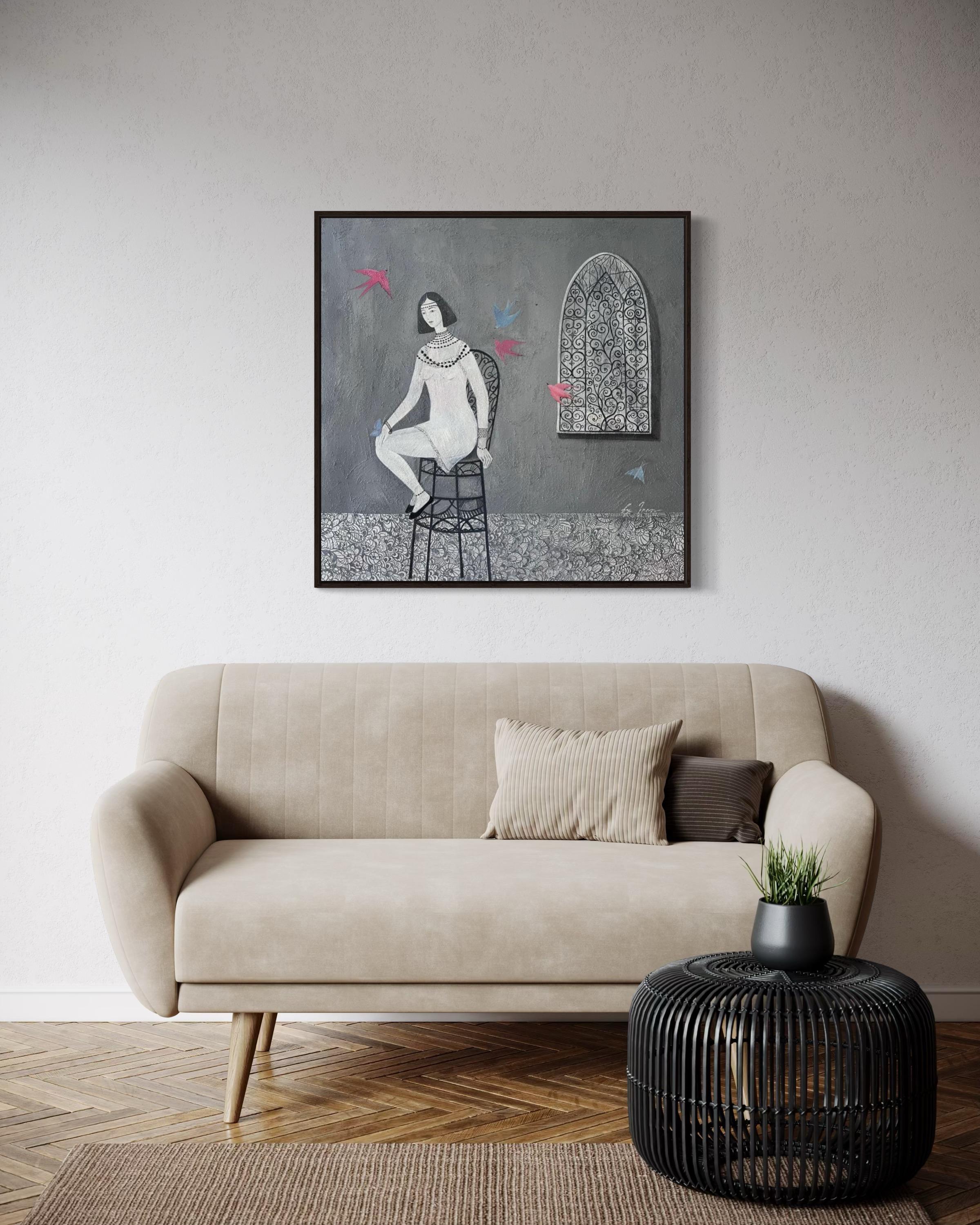 2022, 80x80 cm
L'opera viene venduta senza cornice.