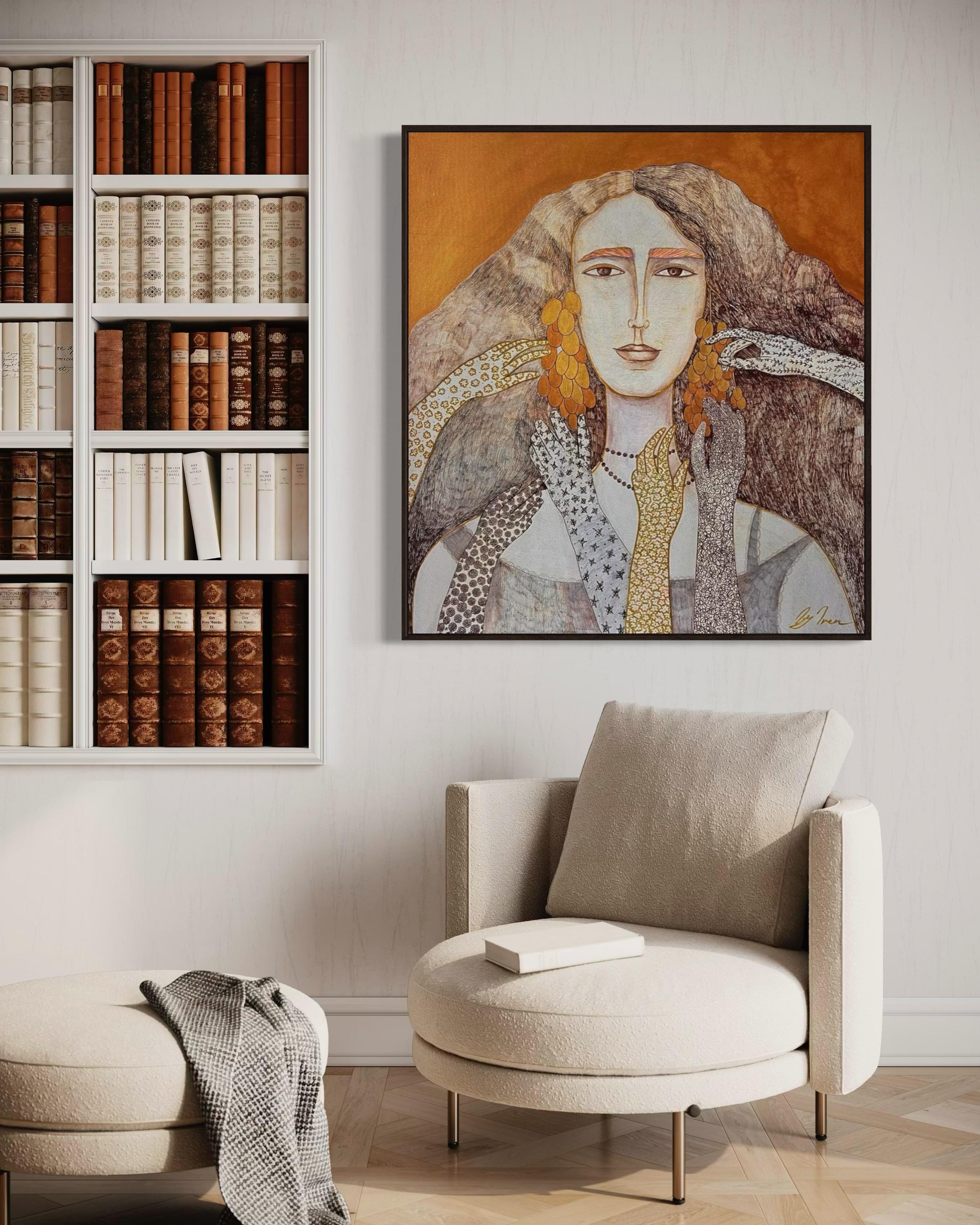 Vita, 110x100cm, acrilico, tela in vendita 8