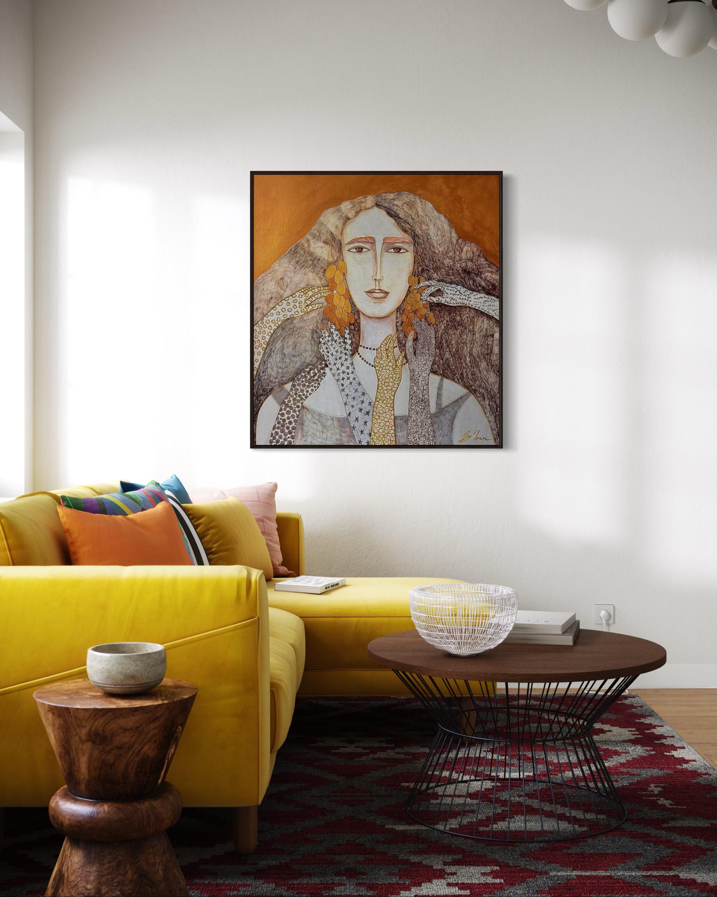 Vita, 110x100cm, acrilico, tela
L'opera viene venduta senza cornice.