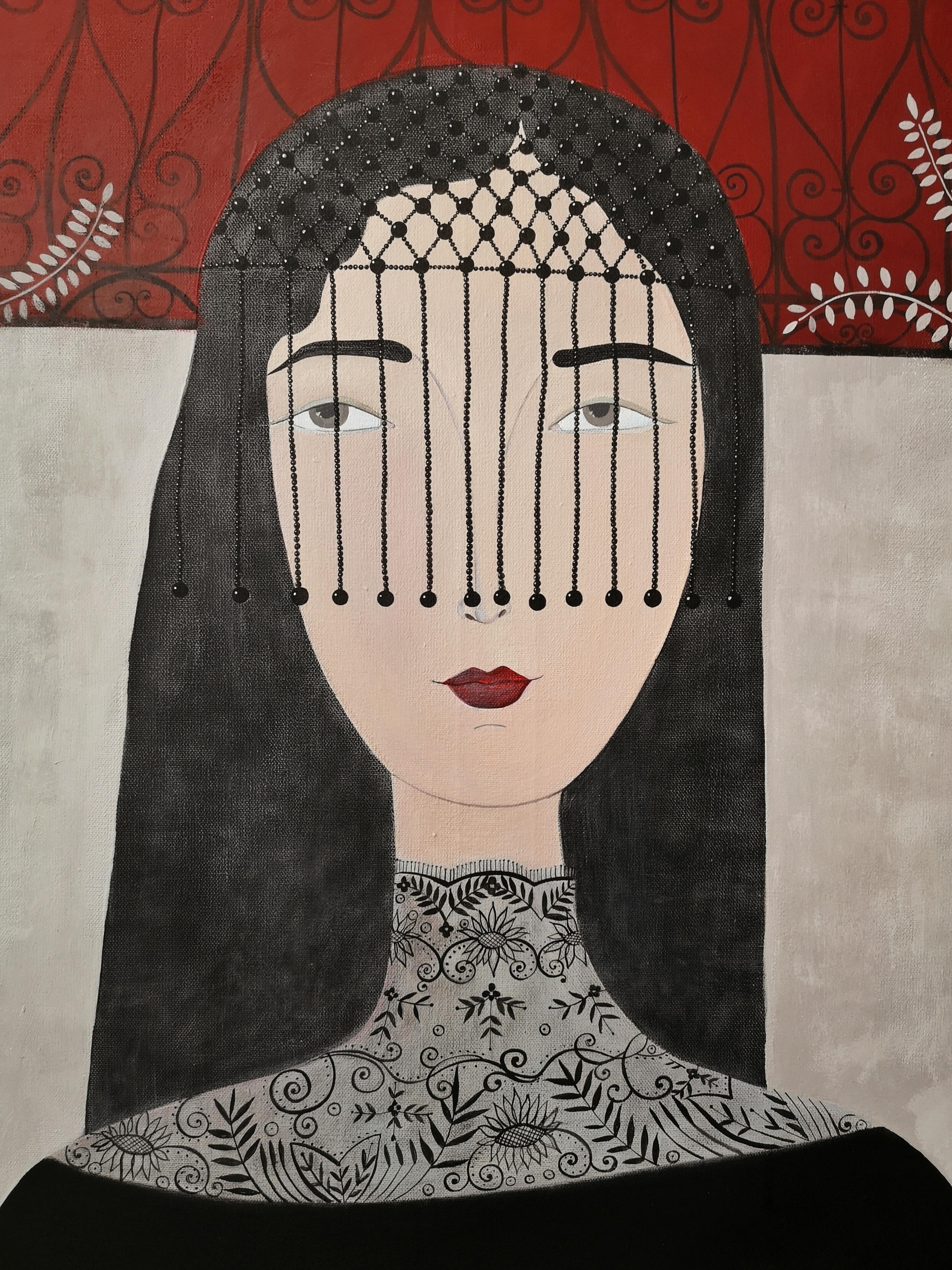 Nuova immagine, 70x100 cm, acrilico, tela - Painting di Irina Yakovleva