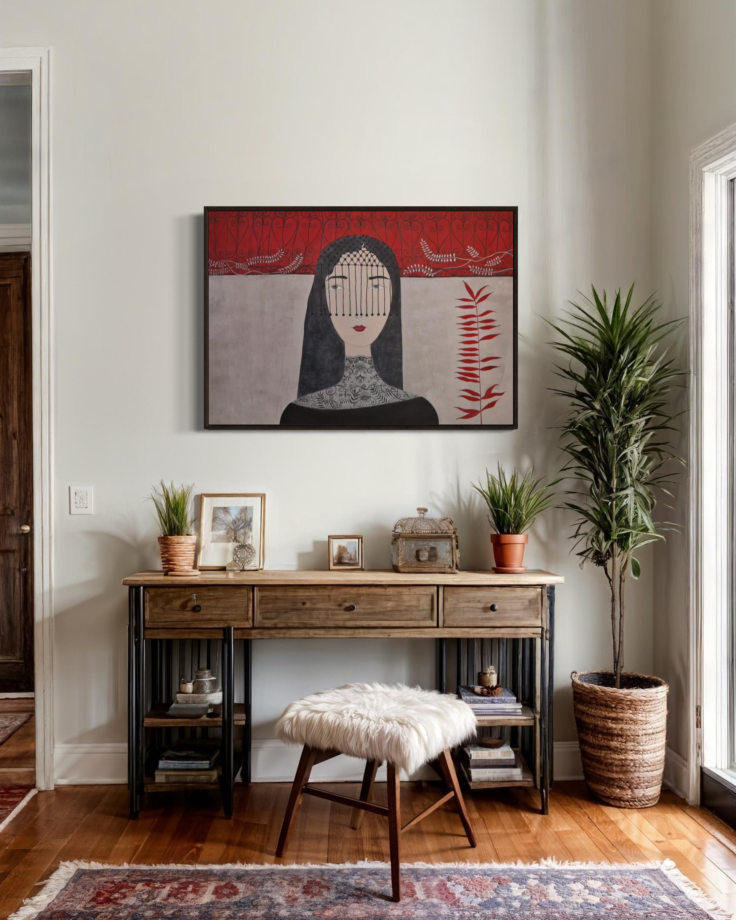 Nuova immagine, 70x100 cm, acrilico, tela in vendita 2
