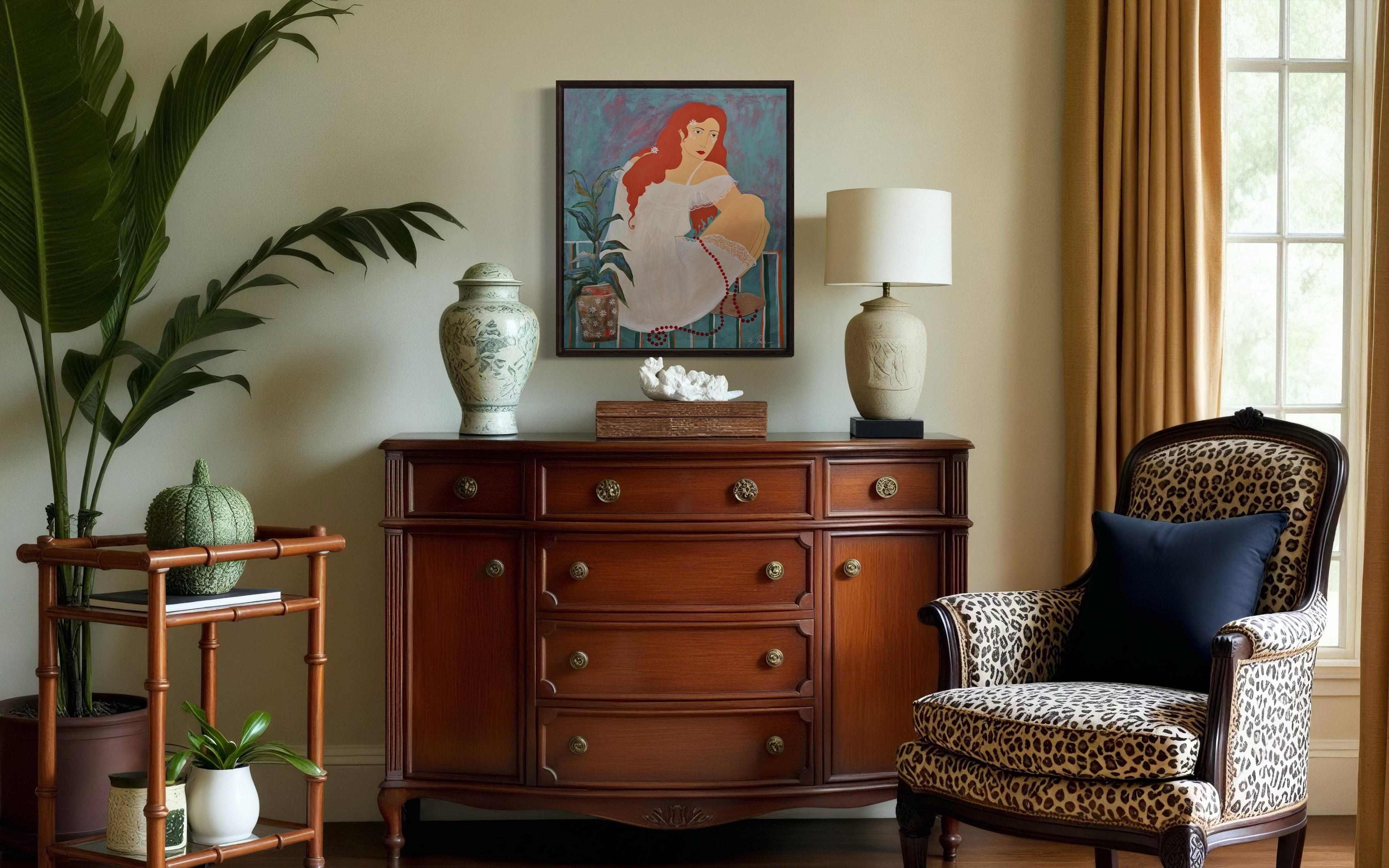 Nicht Matilda, 70x60 cm, Acryl, Leinwand im Angebot 4