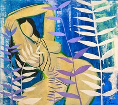 „Siesta“ 80x90cm Segeltuch/Acryl