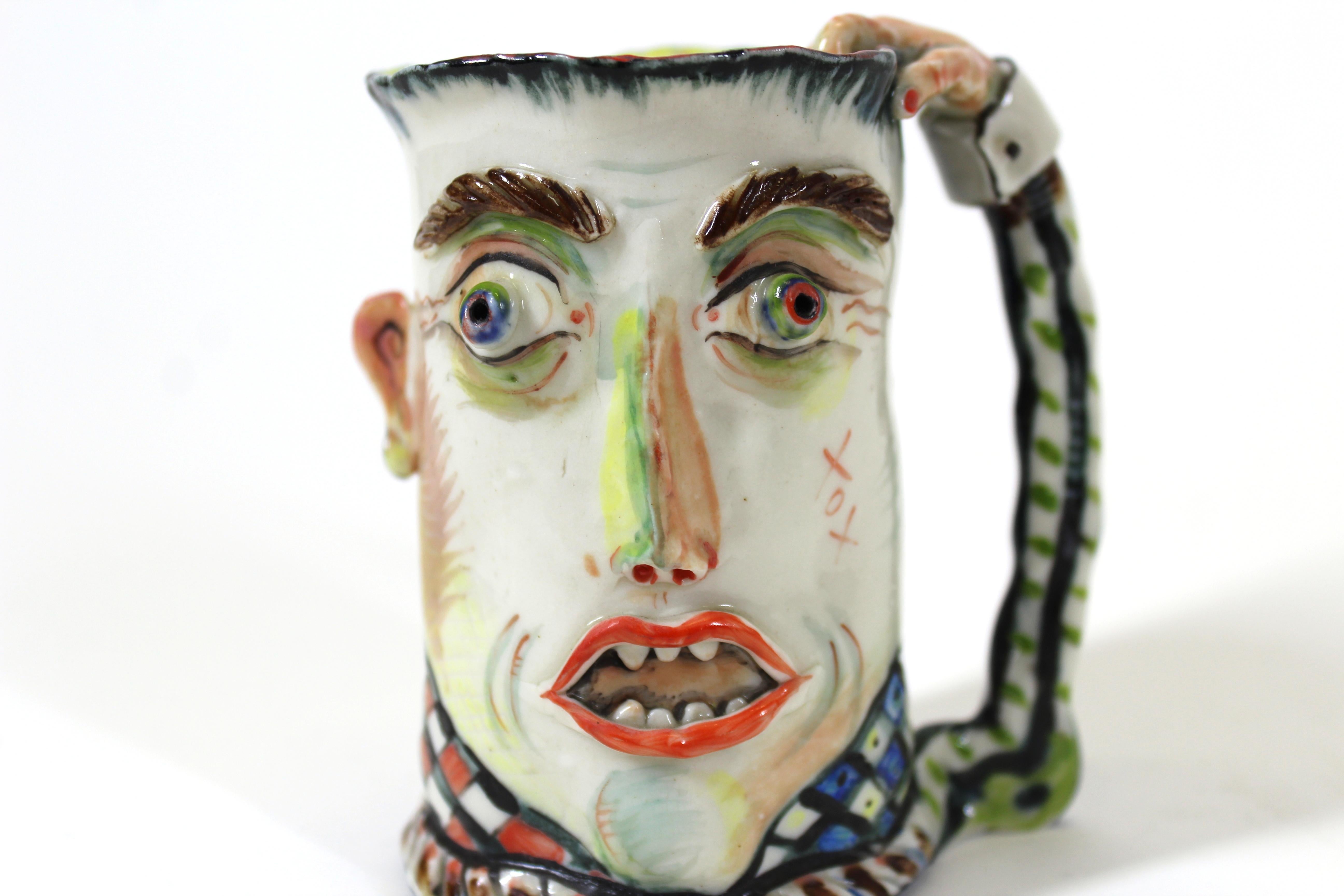 Irina Zaytceva Folk Art Figural Porcelain Cup 3