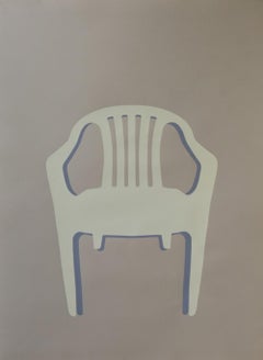 Lord's Chair #1, Still Life Furniture Print, Contemporary Minimalist Style Art