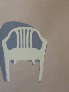 Lord's Chair #3, Still Life Print, Contemporary Interior Chair Art Minimal Style