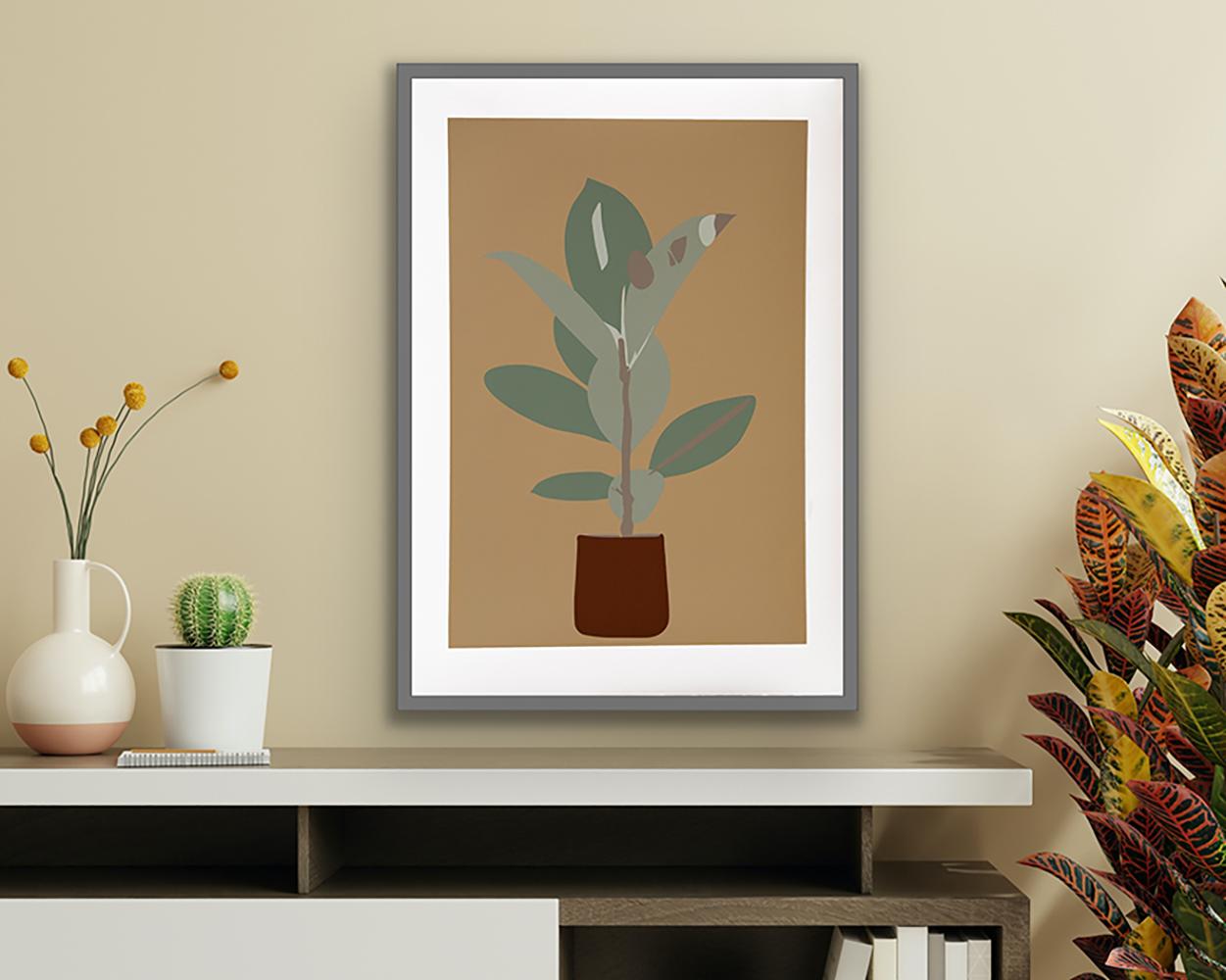 Low Maintenance PT.1 - Brown Interior Print by Irini Bachlitzanaki