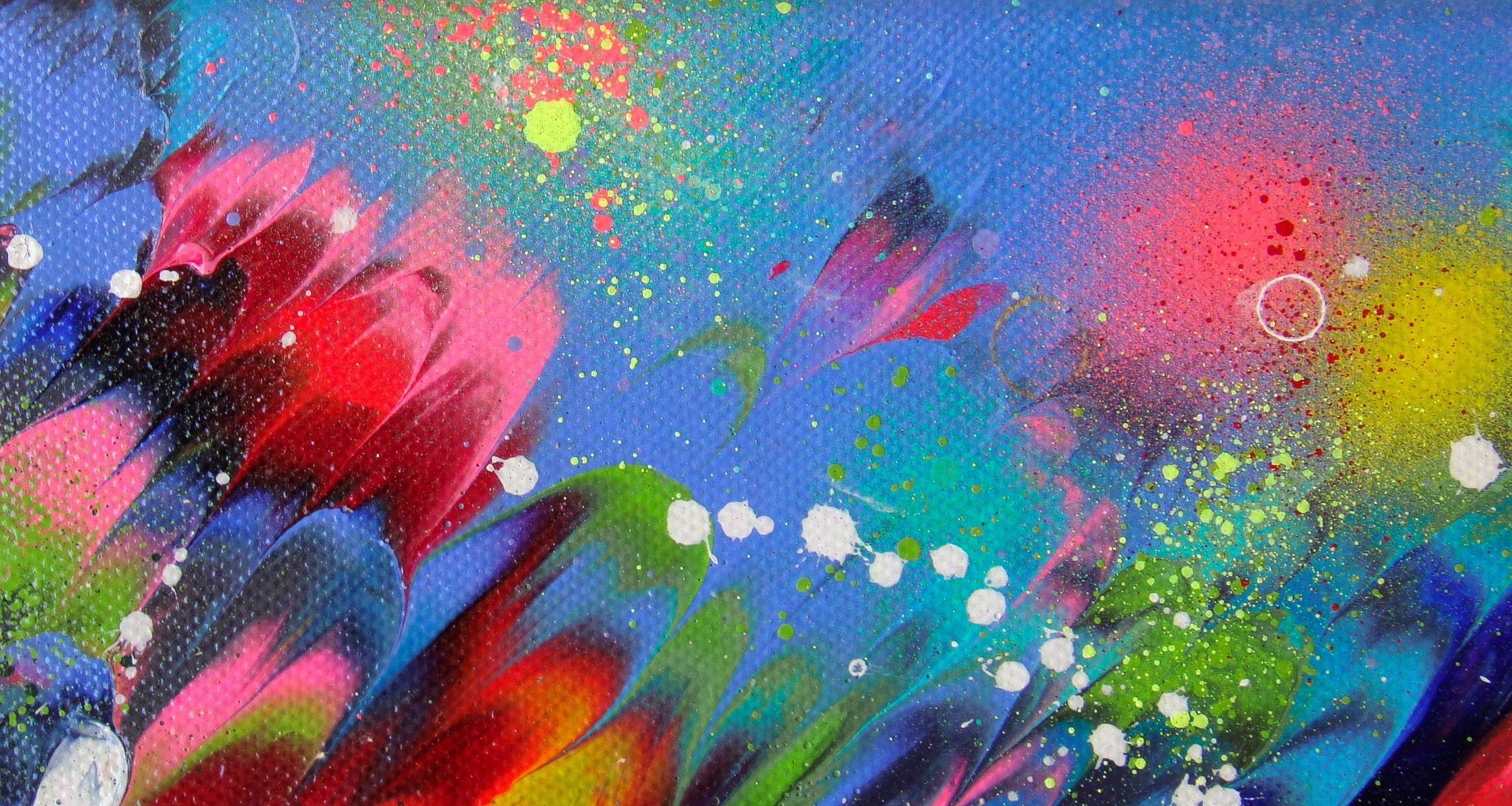 SERA  AWAKENING, Pittura, Acrilico su tela - Abstract Painting Grigio di Irini Karpikioti