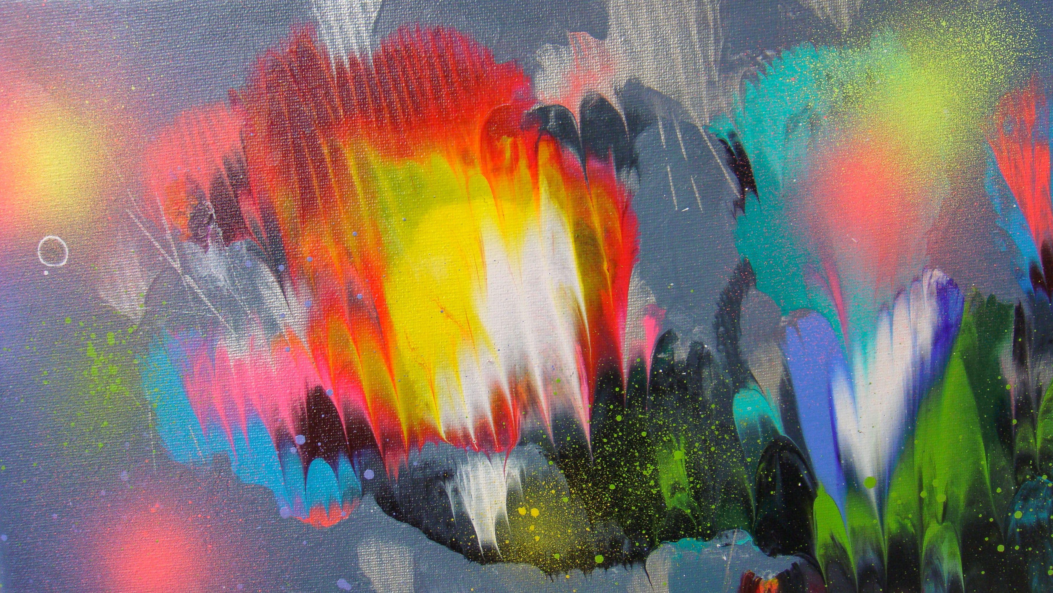 CHARME SERALE, Pittura, Acrilico su tela - Painting di Irini Karpikioti