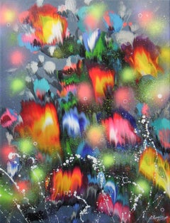 EVENING CHARM, Painting, Acrylic on Canvas