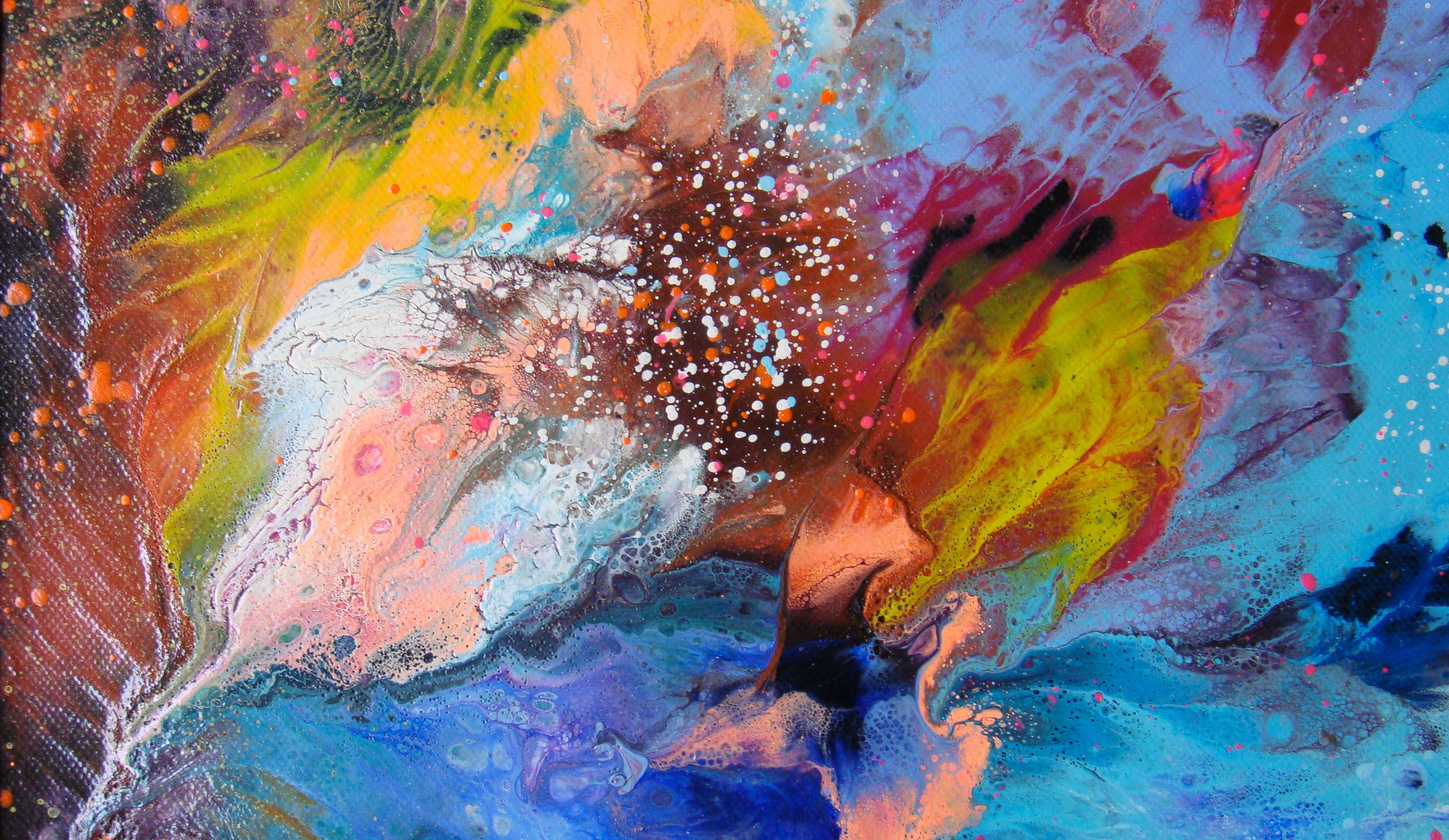 VOLO, Pittura, Acrilico su tela - Painting di Irini Karpikioti