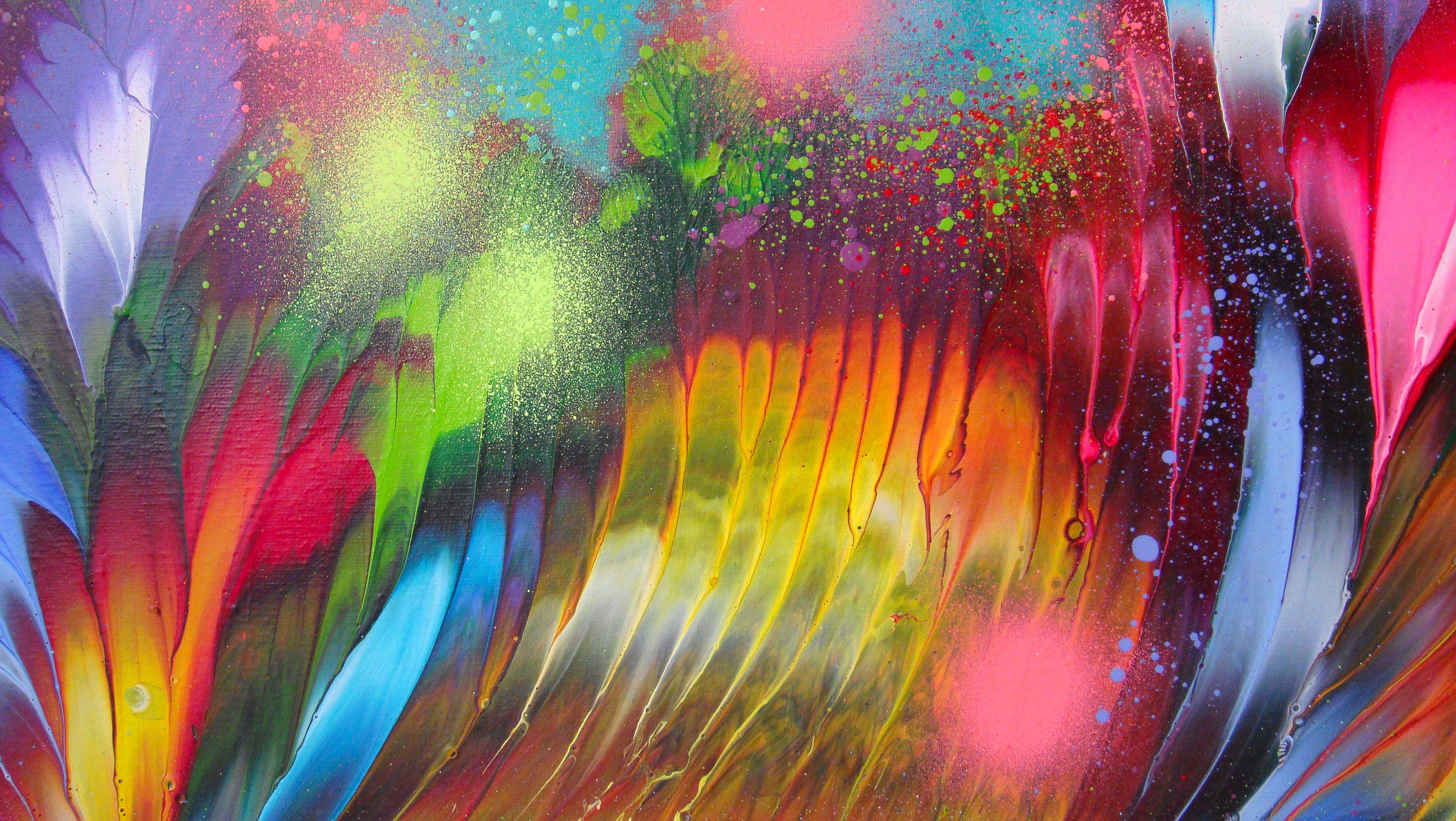 INSPIRACIÓN FLORAL, Pintura, Acrílico sobre lienzo - Painting de Irini Karpikioti